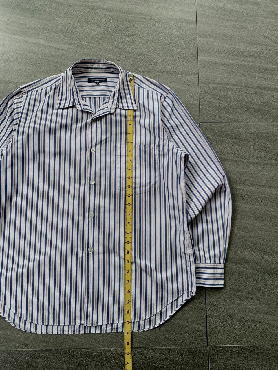Comme des Garcons Homme FREE TAX! CDGH Striped Longsleeve Shirts Size US S / EU 44-46 / 1 - 11 Thumbnail