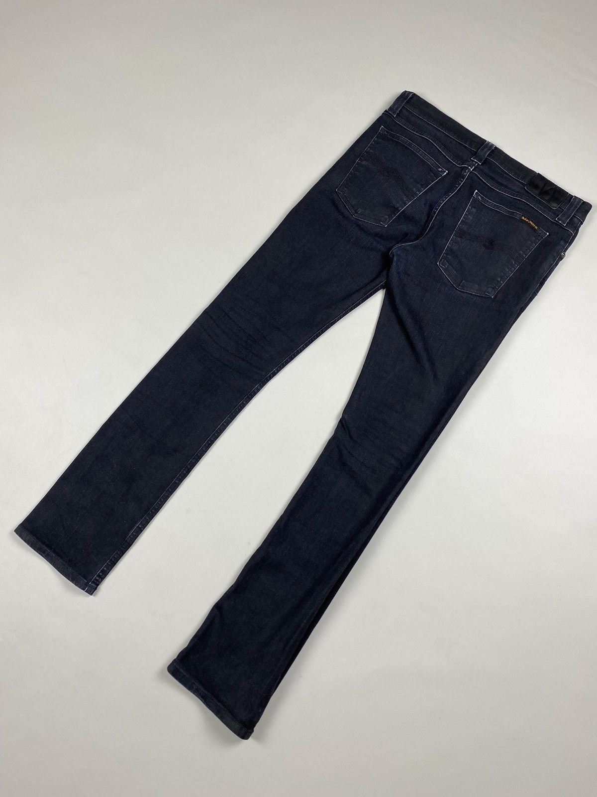 Nudie Jeans Nudie Jeans Co Tube Tom Org. Back In Black men’s jeans Size US 31 - 24 Thumbnail