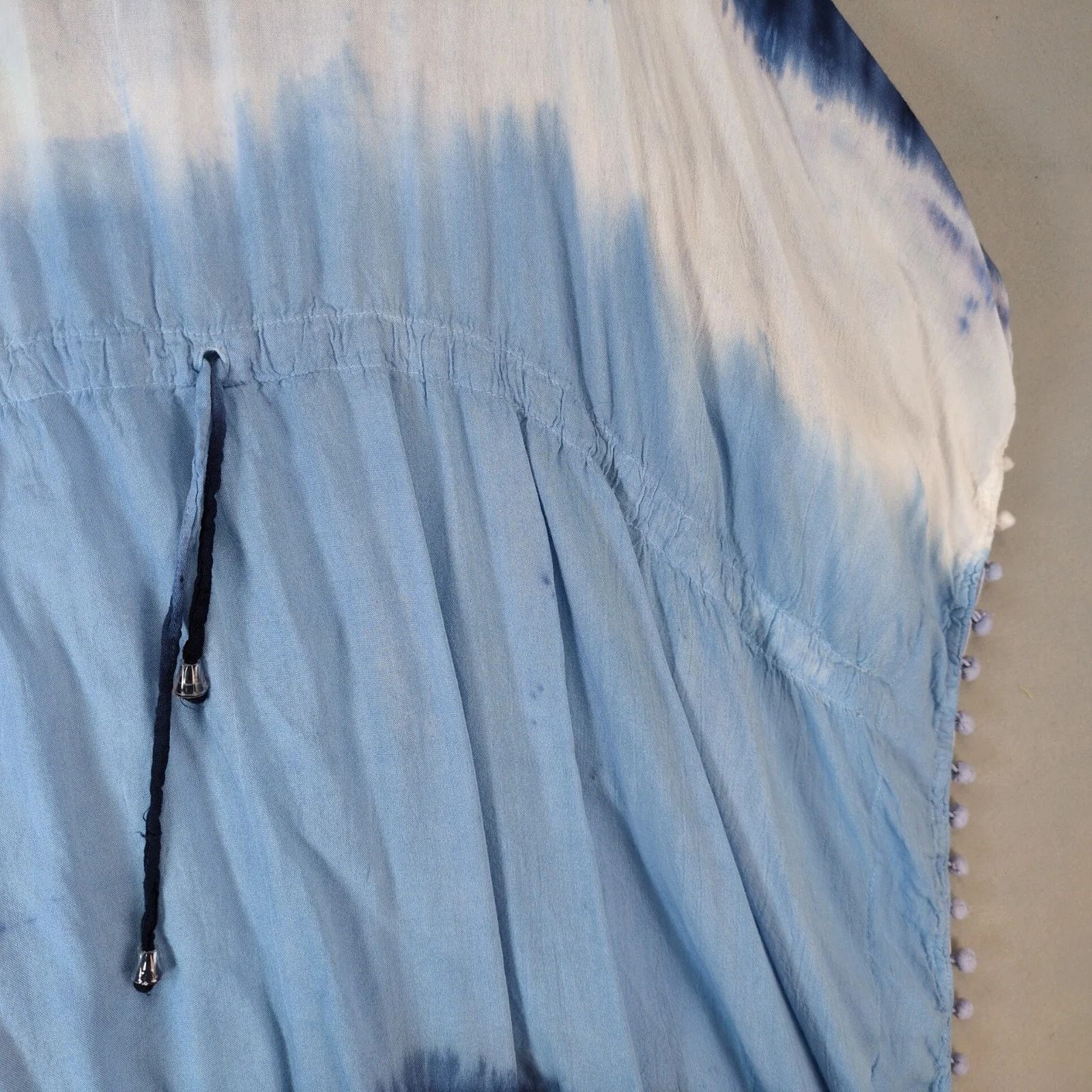 Other Emily Stacy Blue Tie Dye Coverall Tunic Top Women's OSFA Size ONE SIZE - 8 Thumbnail