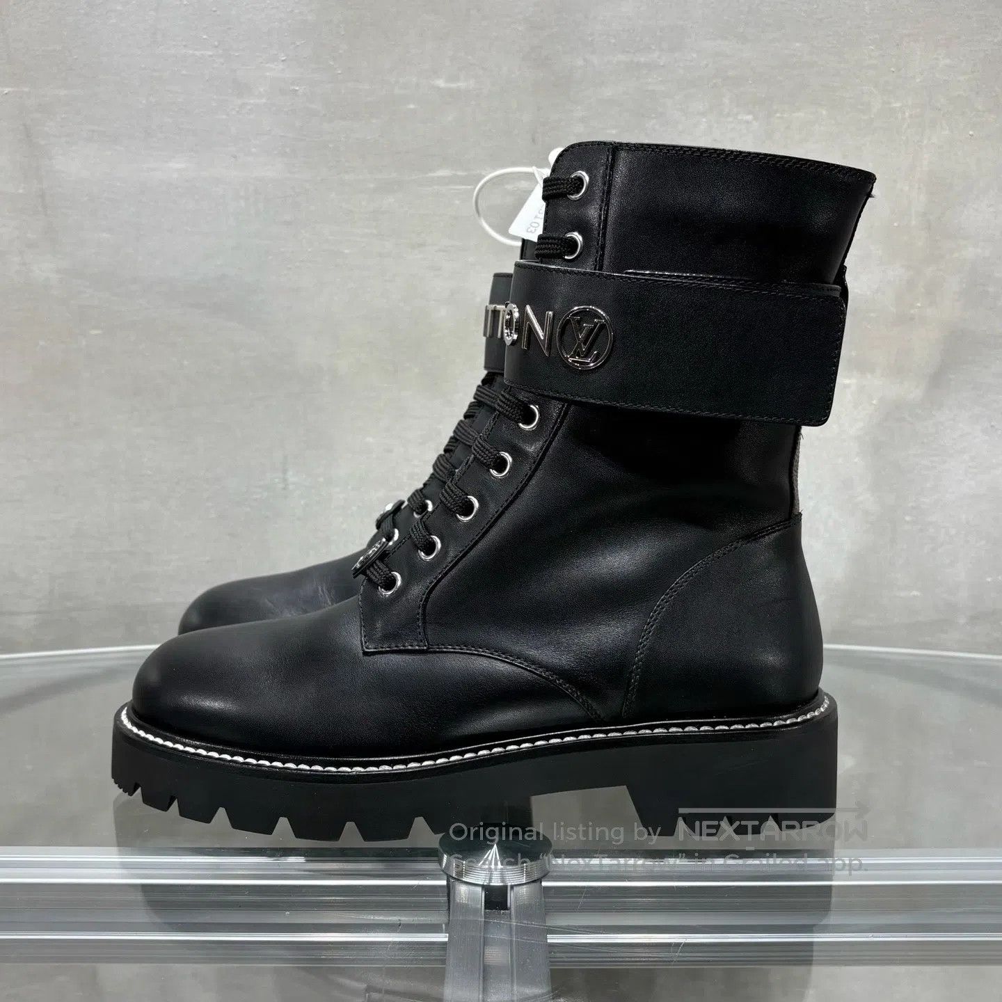 Louis Vuitton Louis Vuitton Territory Black logo Martin boots Size US 7.5 / IT 37.5 - 3 Thumbnail