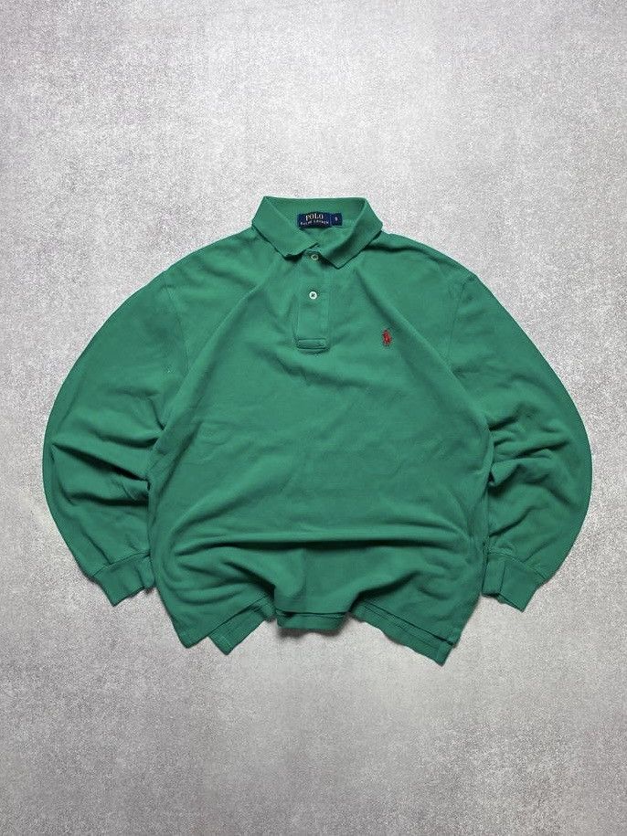 Vintage Vintage Polo Ralph Lauren Boxy Rugby Shirt S Size US S / EU 44-46 / 1 - 1 Thumbnail