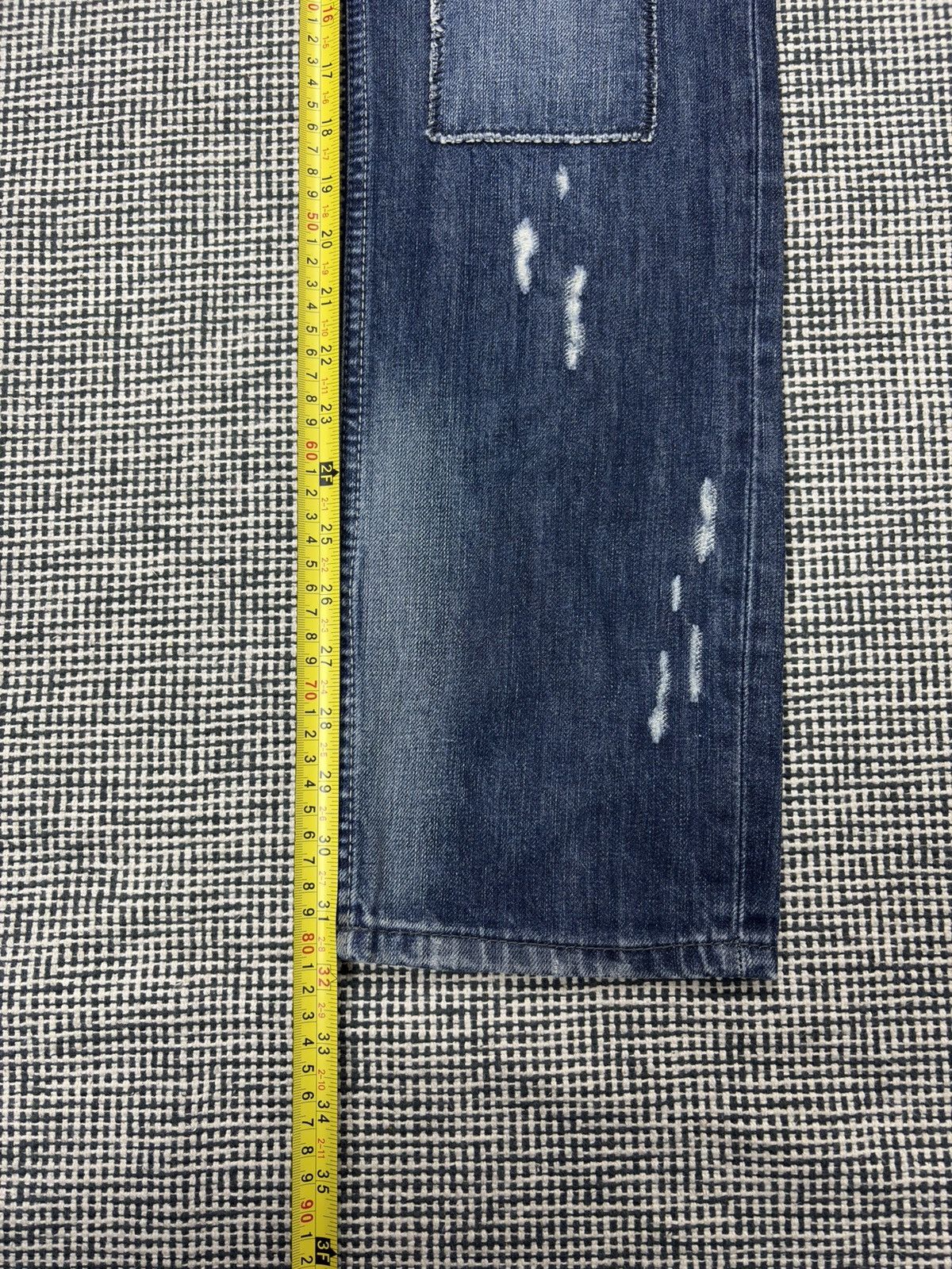 Japanese Brand patchwork distressed boro jeans harajuku style Size US 32 / EU 48 - 12 Thumbnail