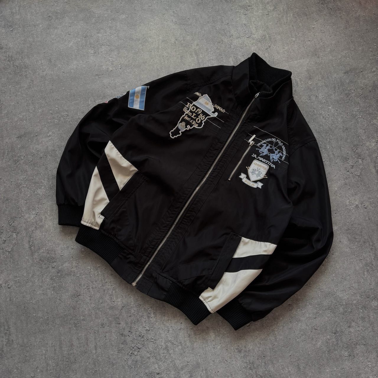 La Martina × Vintage Y2k Logo La Martina Argentina Vintage Nylon Jacket Size US L / EU 52-54 / 3 - 1 Thumbnail