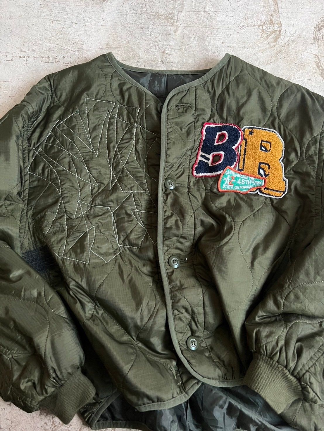 Vintage Reworked Vintage Military Jacket Liner x NY Size US S / EU 44-46 / 1 - 1 Thumbnail