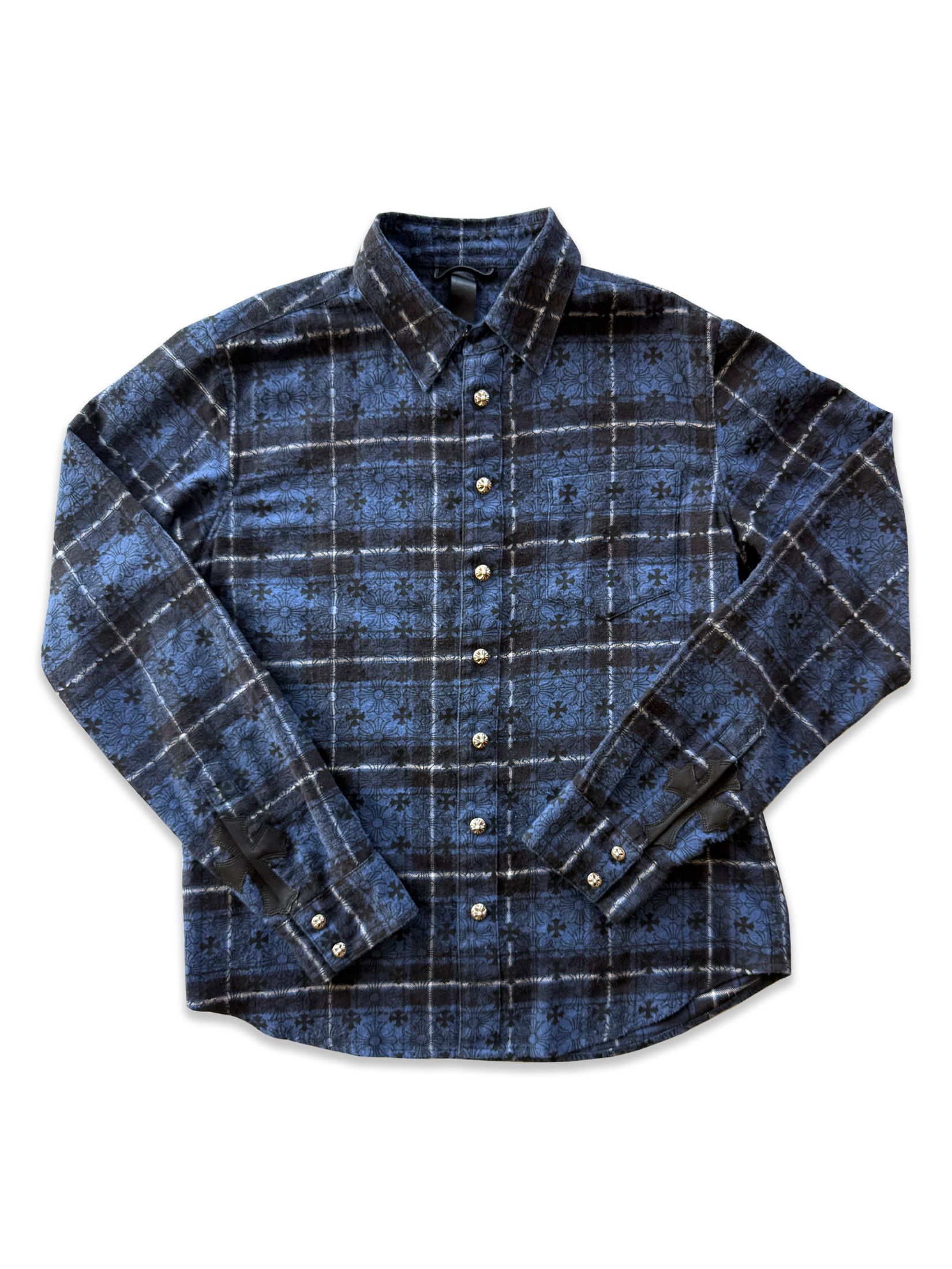 トップス Chrome Hearts Looseends LS Check Shirt Chrome Hearts Chrome Hearts Looseends LS Check Shirt Red