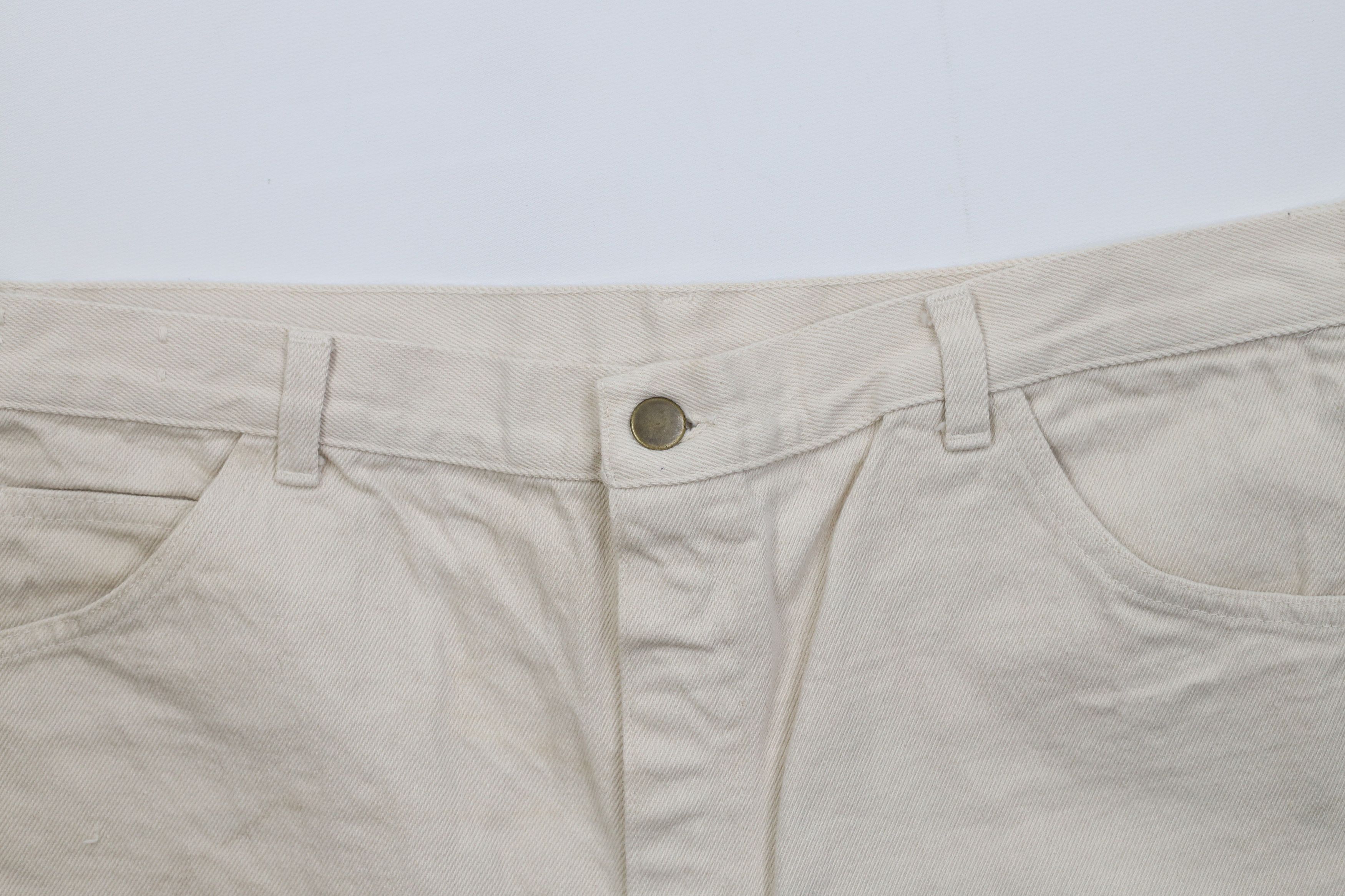 Vintage Vintage 60s 70s Bayly Mfg Co Above Knee Denim Short Shorts Size US 38 / EU 54 - 2 Thumbnail