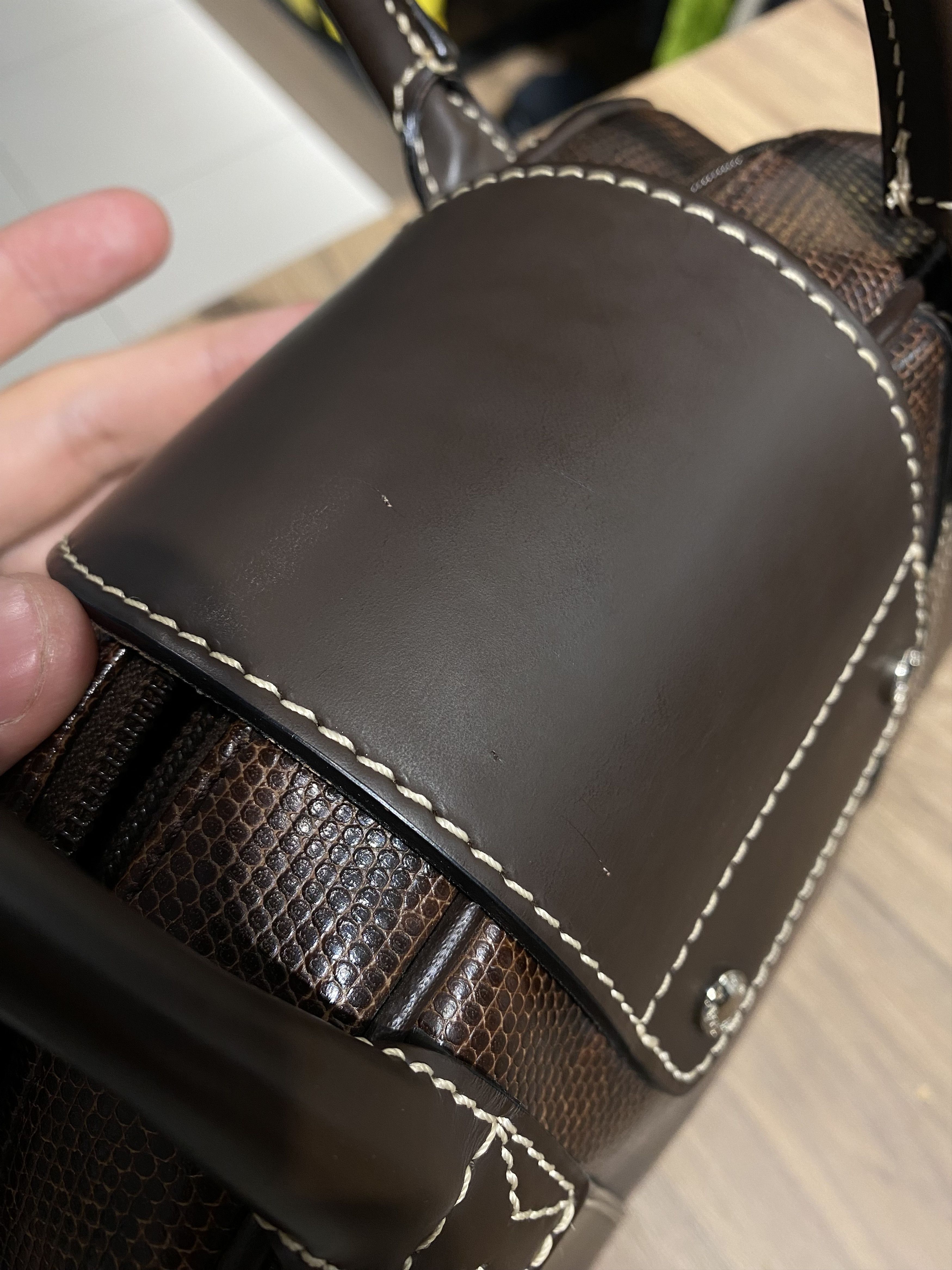 Lancel Lancel Elsa Sellier brown lele leather bag handbag Size ONE SIZE - 15 Thumbnail