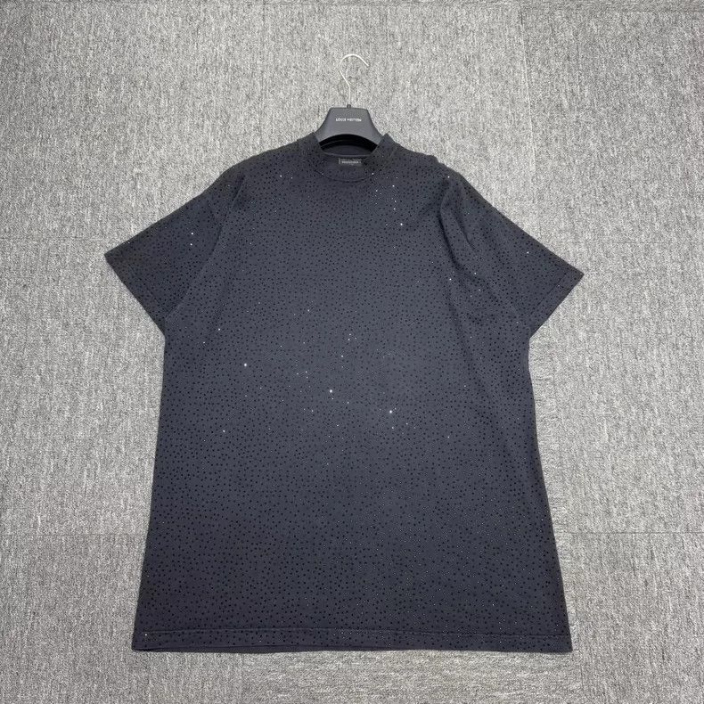 Balenciaga Balenciaga Full Print Diamond Short Sleeve Size US S / EU 44-46 / 1 - 1 Thumbnail