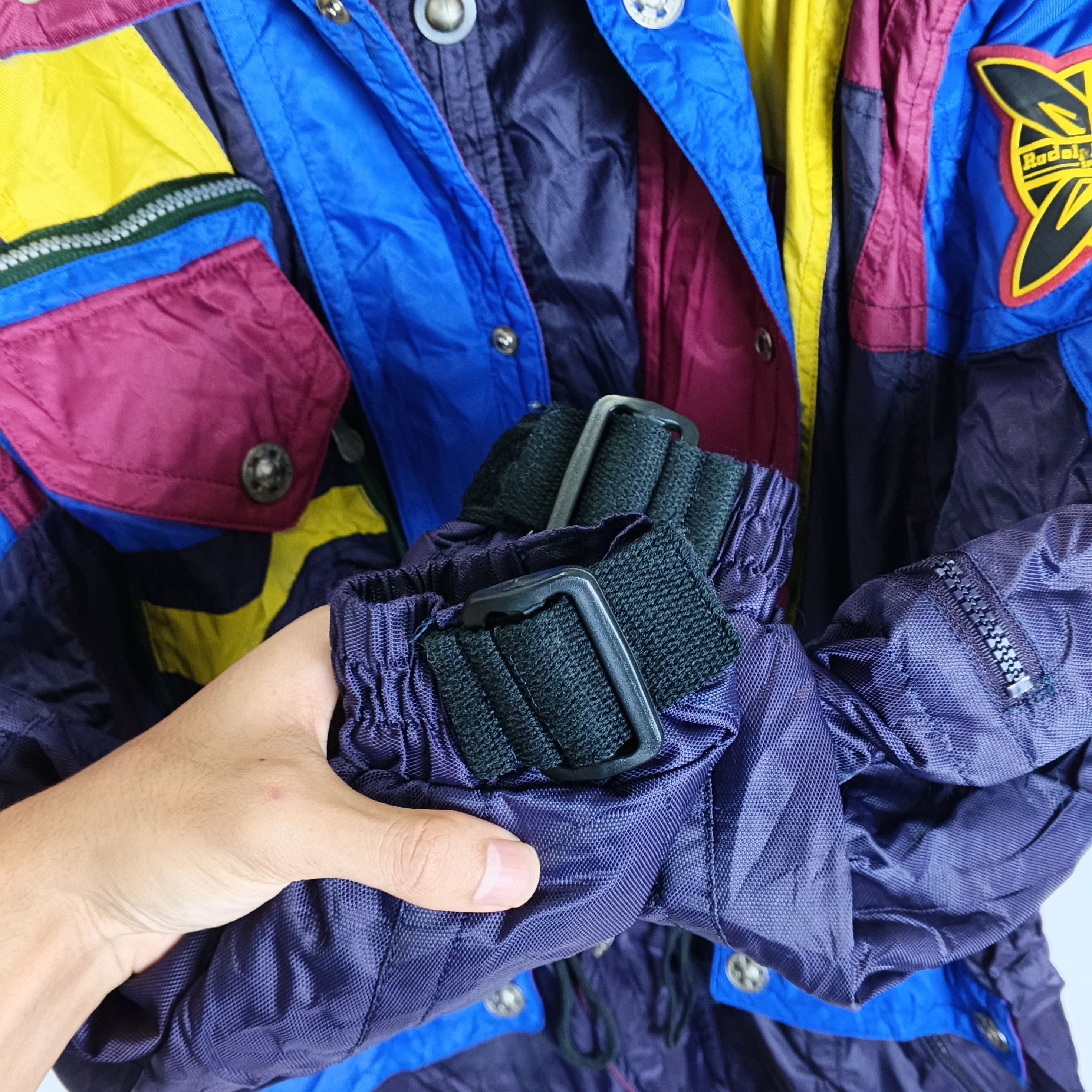 Valentino Rare 90's Rudolph Valentino Colorblock Ski Jacket Size US M / EU 48-50 / 2 - 16 Thumbnail