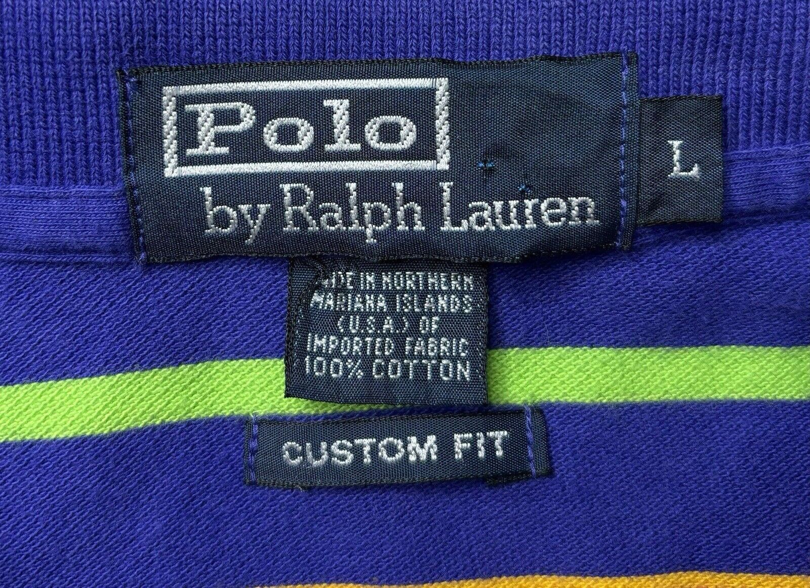 Polo Ralph Lauren VTG Polo Ralph Lauren Polo Shirt Men's Large Cotton USA Size US L / EU 52-54 / 3 - 2 Thumbnail