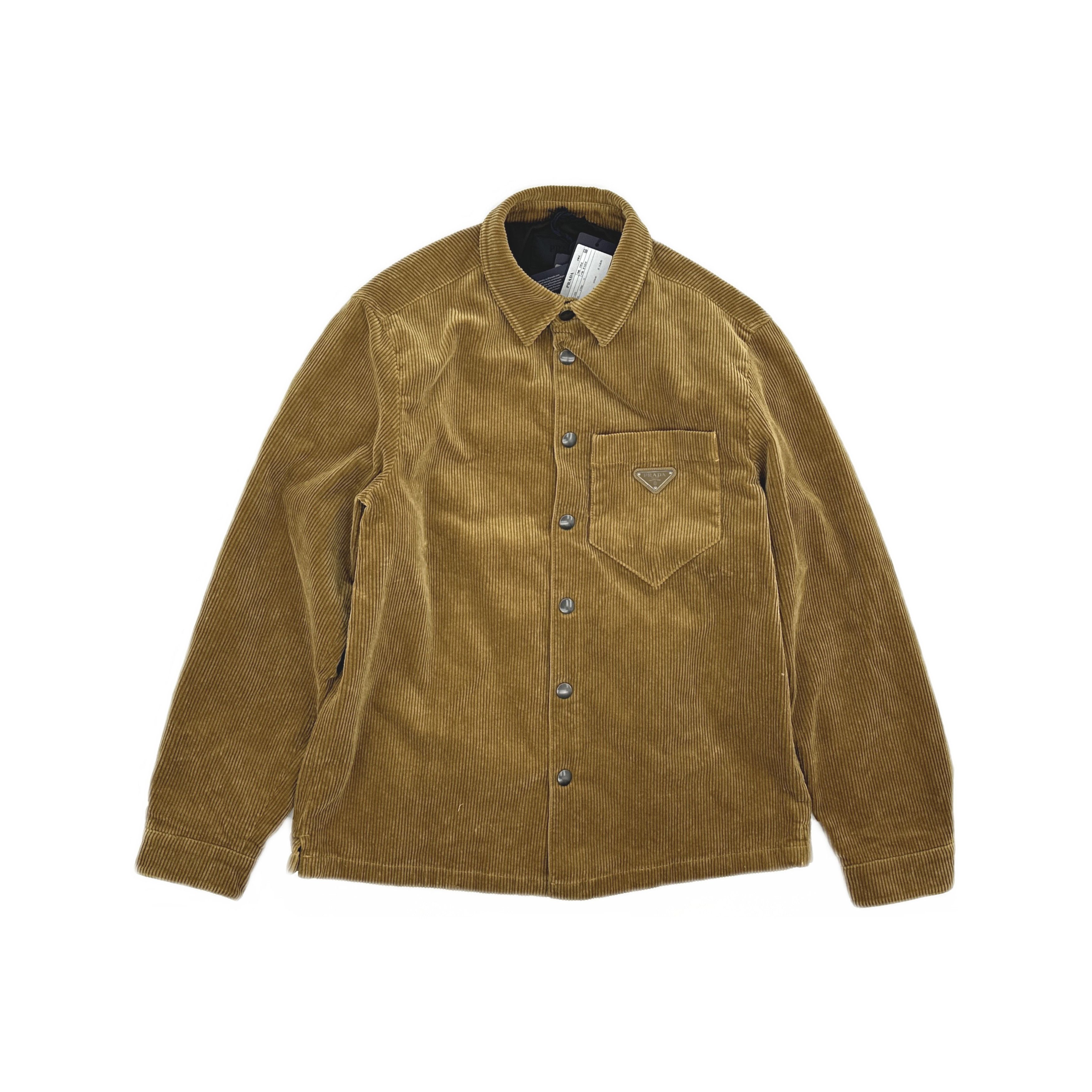 Prada Prada Corduroy Button Up Shirt Size S Size US S / EU 44-46 / 1 - 1 Thumbnail