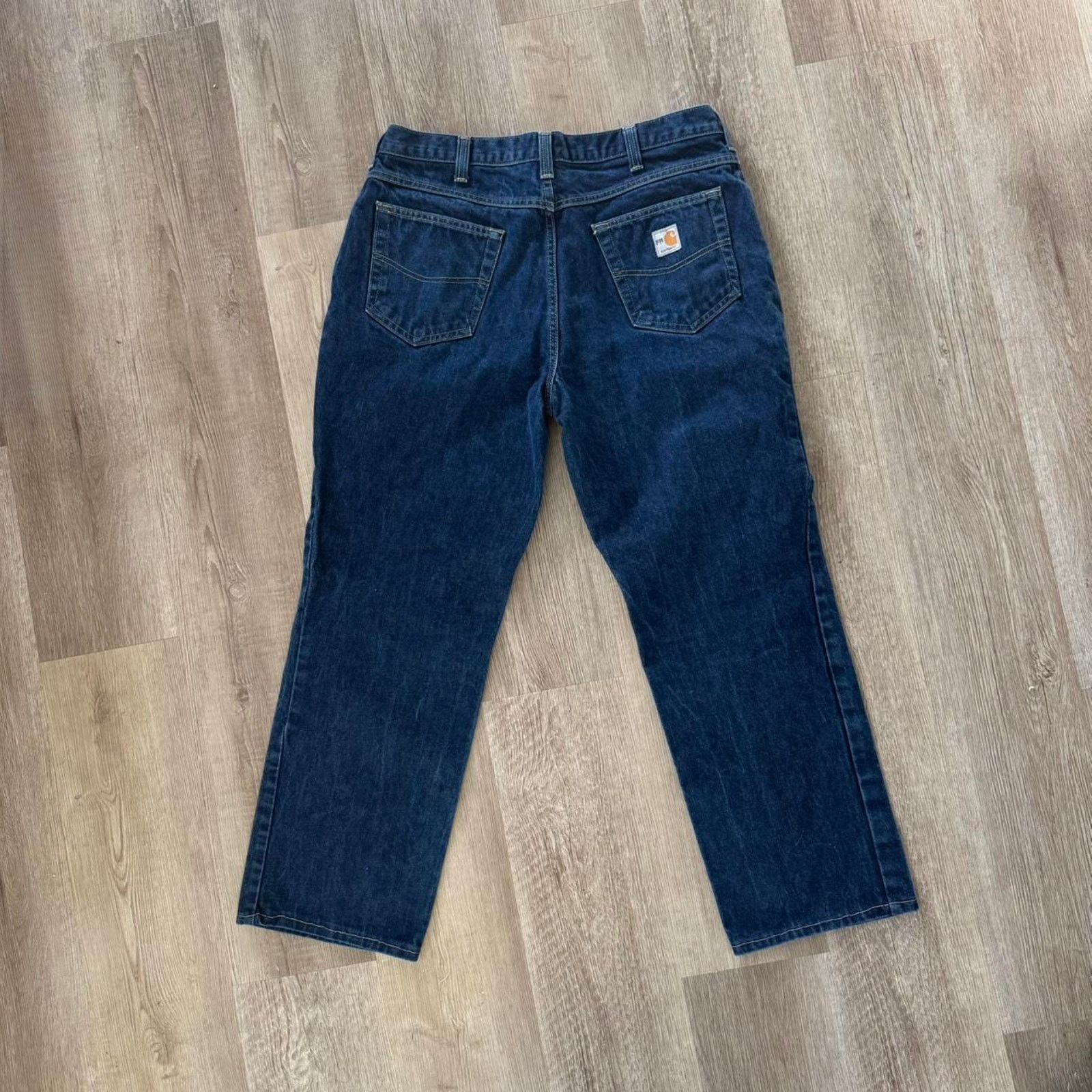 Carhartt Navy Carhartt straight leg workwear jeans 36 Size US 36 / EU 52 - 3 Thumbnail