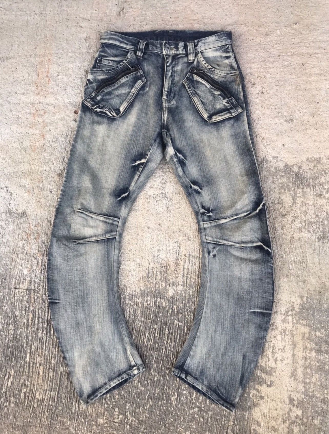 Japanese Brand × PPFM Vintage PPFM cerve distressed denim pants Size US 32 / EU 48 - 8 Thumbnail