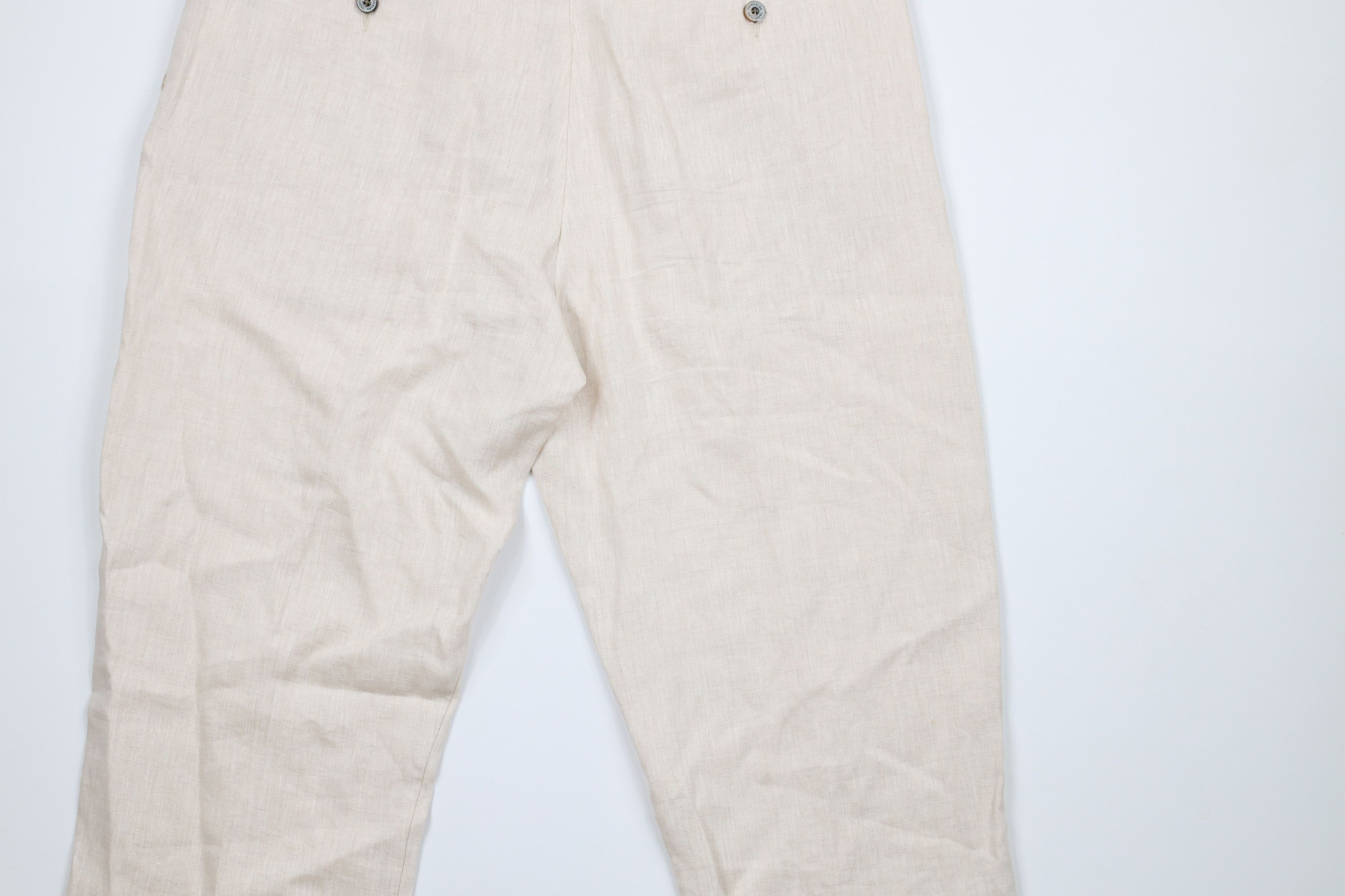 Vintage Vintage 90s Streetwear Linen Blend Harem Beach Pants Beige Size US 36 / EU 52 - 12 Thumbnail