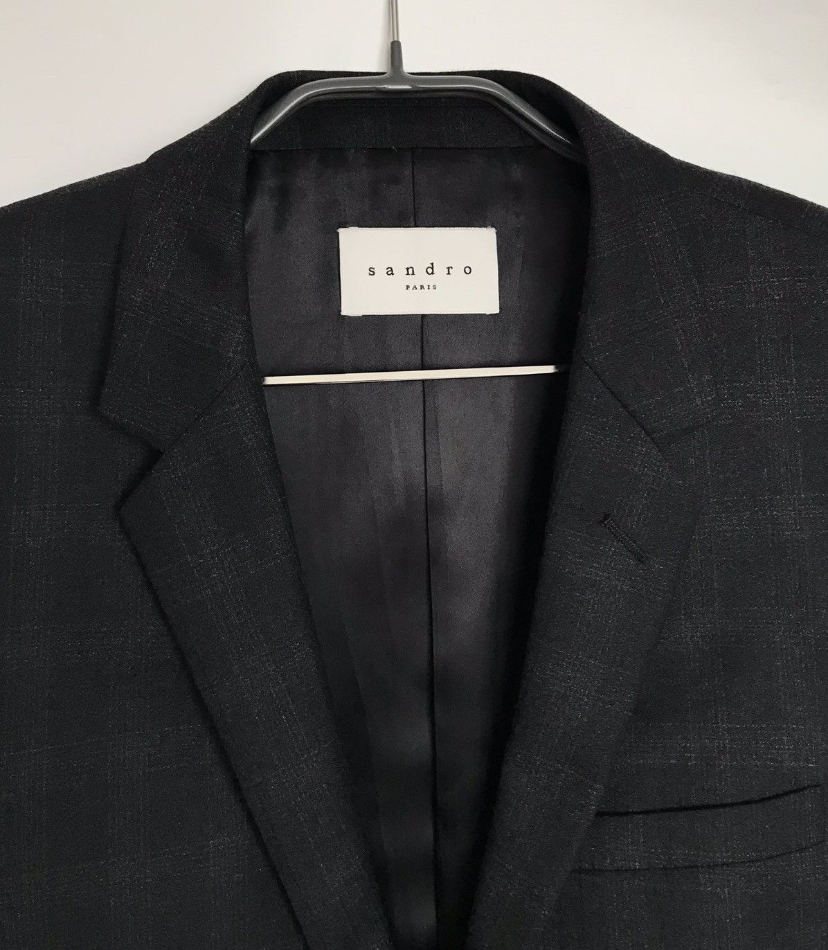 Sandro Sandro Paris Wool Blazer Mens 48 Size 48S - 3 Thumbnail