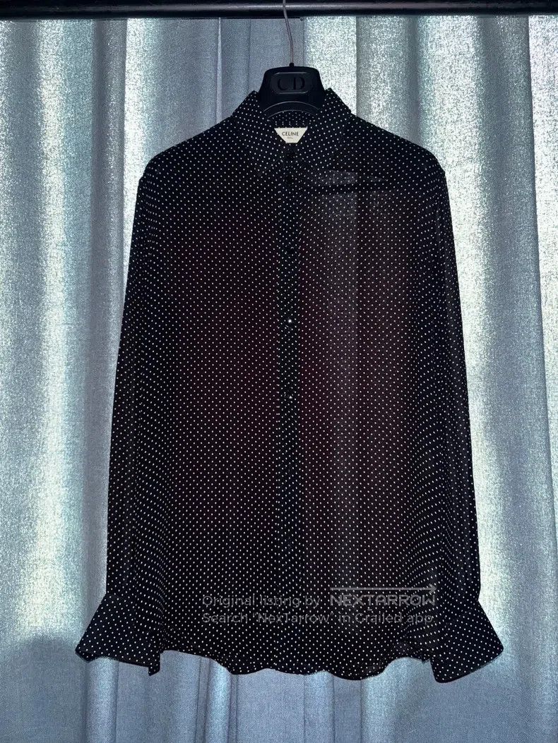 Celine CELINE Small Polka Dot Shirt Size XS / US 0-2 / IT 36-38 - 1 Thumbnail