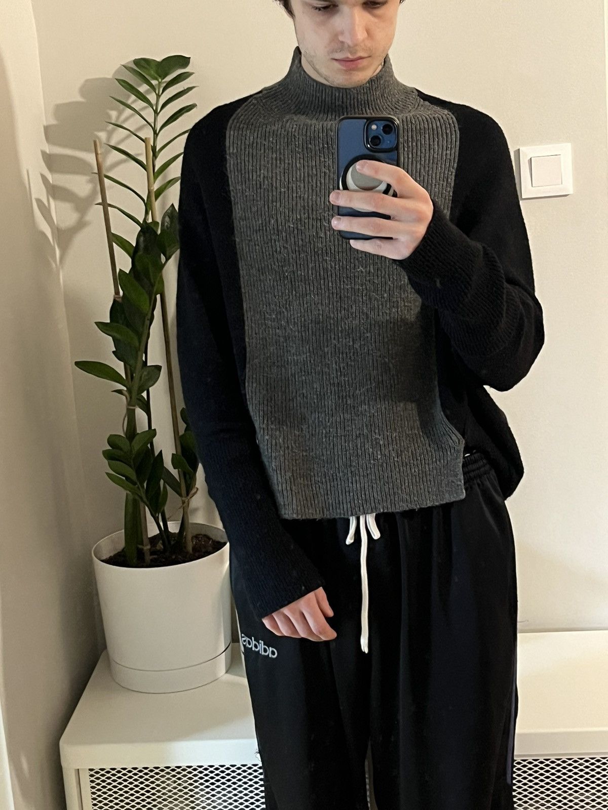 Other Oversized batwing ribbed sweater issey miyake style japanes Size US S / EU 44-46 / 1 - 4 Thumbnail