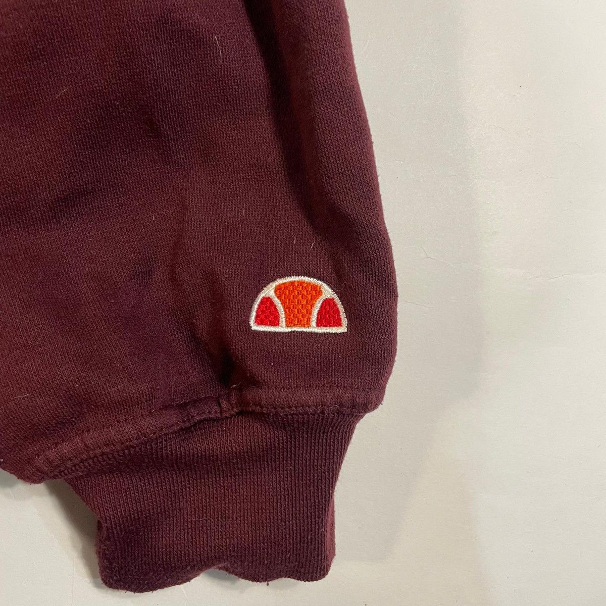 Ellesse Burgundy Ellesse sweatshirt with embroidered logo Size US L / EU 52-54 / 3 - 7 Thumbnail