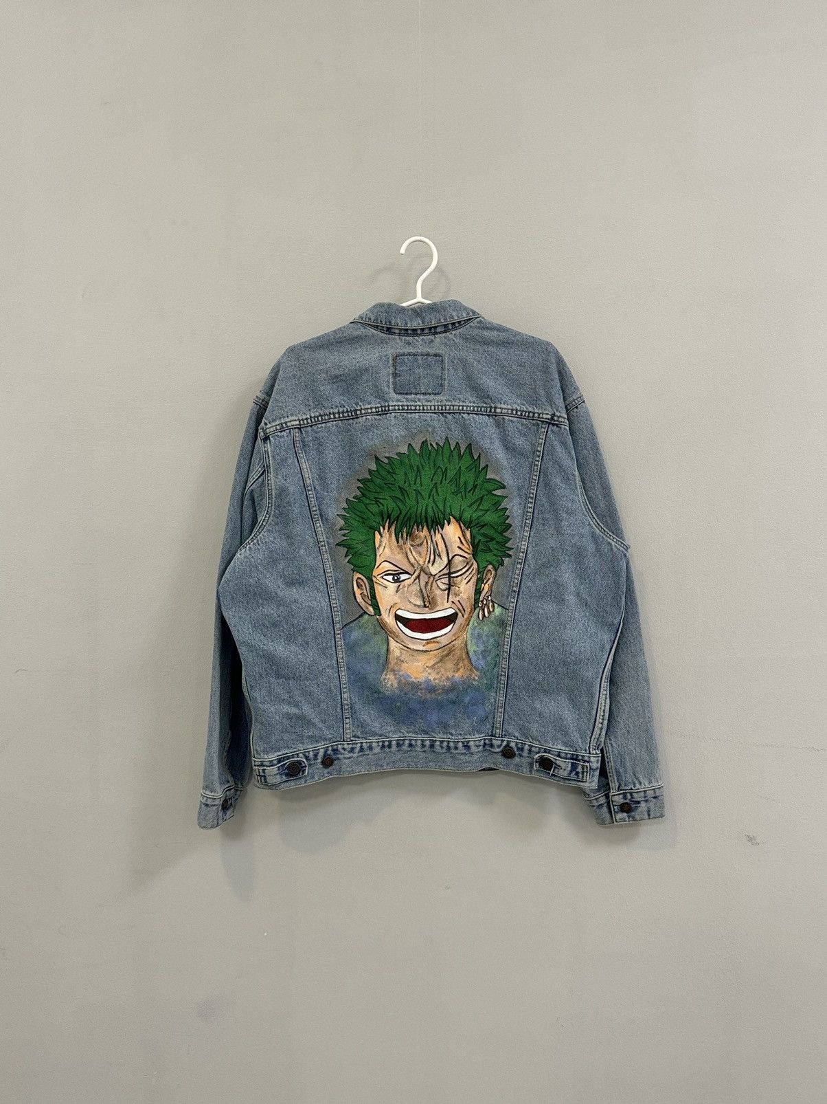 Anime ONE PIECE Custom Denim Levi’s Jacket