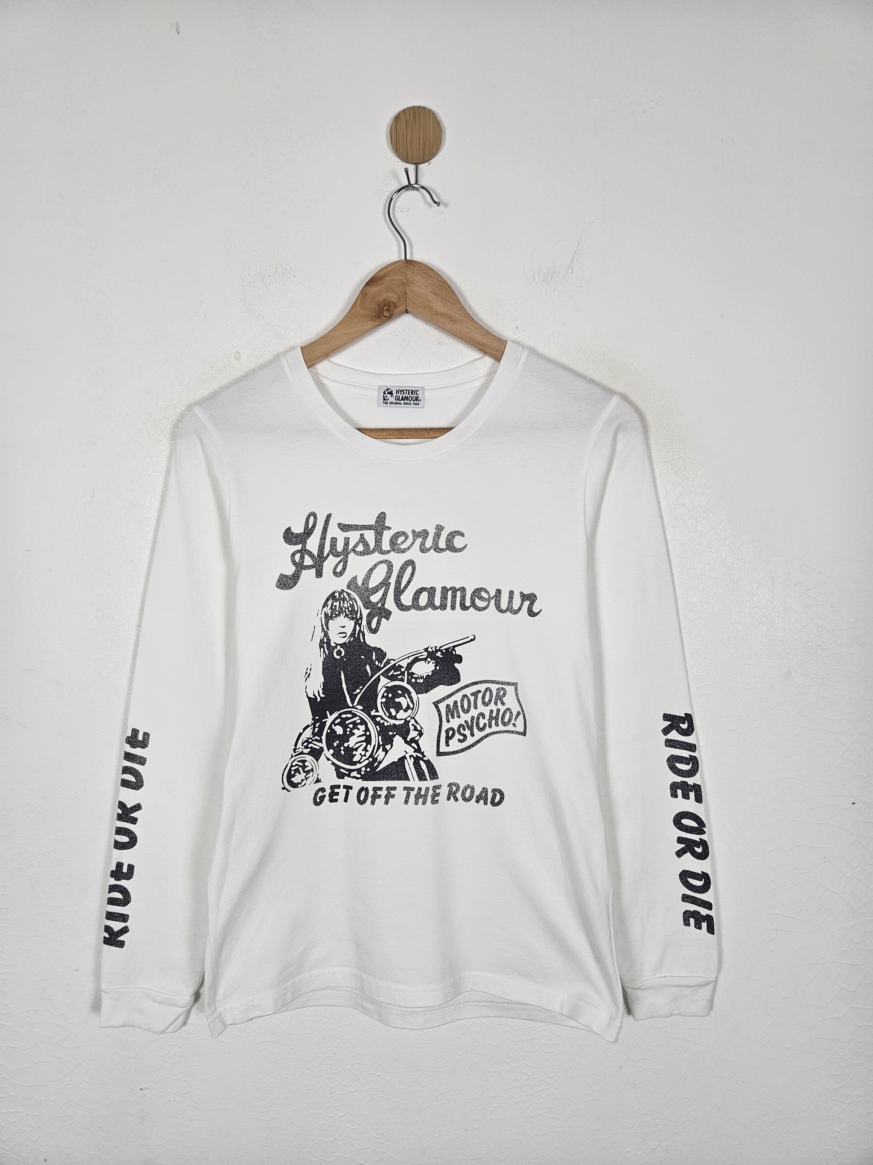 Hysteric Glamour Hysteric Glamour Ride or Die Langlitz Leather parody shirt Size US S / EU 44-46 / 1 - 1 Thumbnail