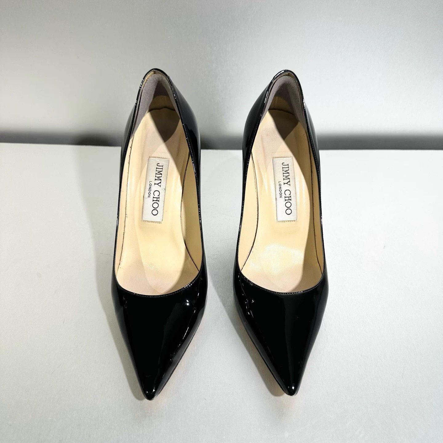 Jimmy Choo Jimmy Choo Black Patent Heels 36 Mint X3505 Size US 5 / IT 35 - 2 Thumbnail