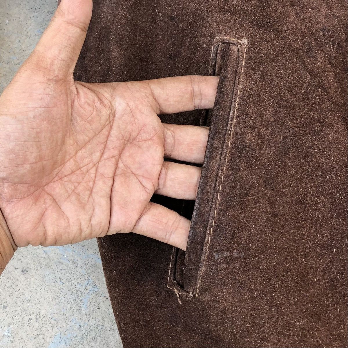 Schott Vintage SCHOTT NYC Suede Leather Bomber Jacket 🇺🇸 Size US M / EU 48-50 / 2 - 15 Thumbnail