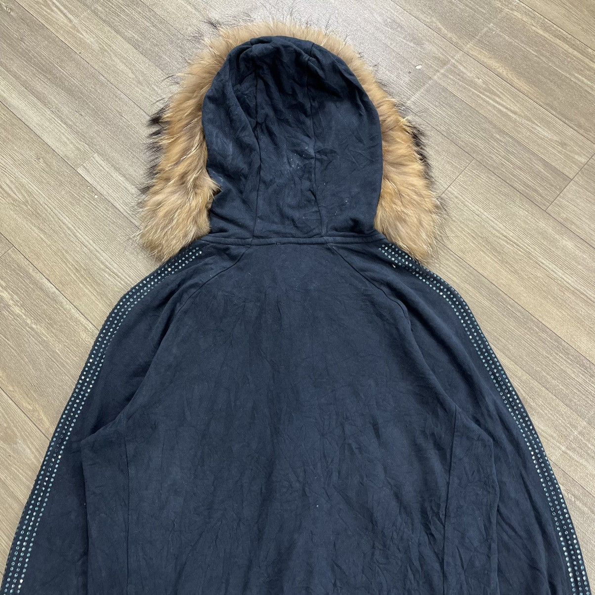 Emporio Armani 2000s Emporio Armani Luxury Glitter Style Zip Fur Hoodie Size US S / EU 44-46 / 1 - 12 Thumbnail