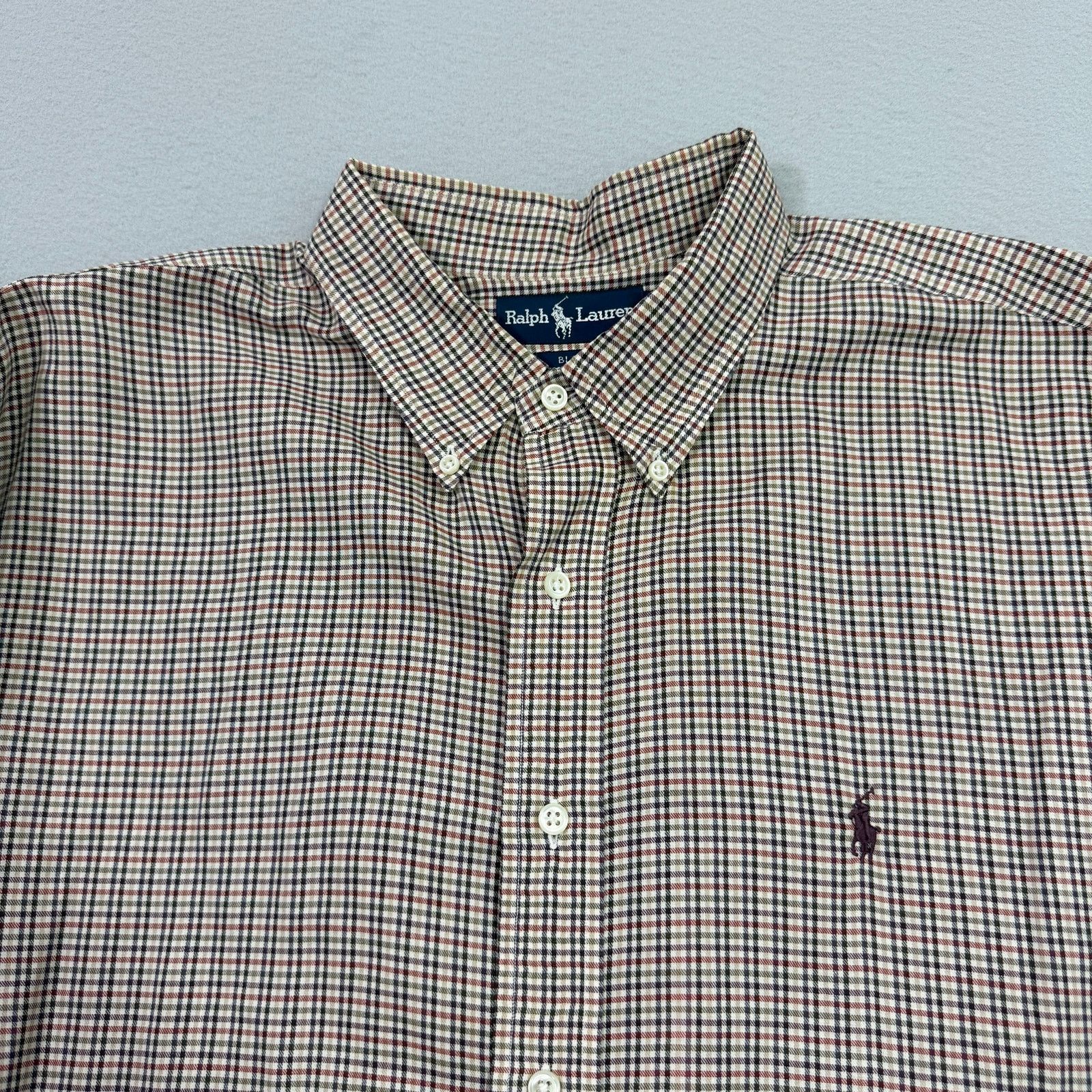 Polo Ralph Lauren Polo Ralph Lauren Black Button Down Shirt 2XL Multicolor Size US XXL / EU 58 / 5 - 1 Thumbnail