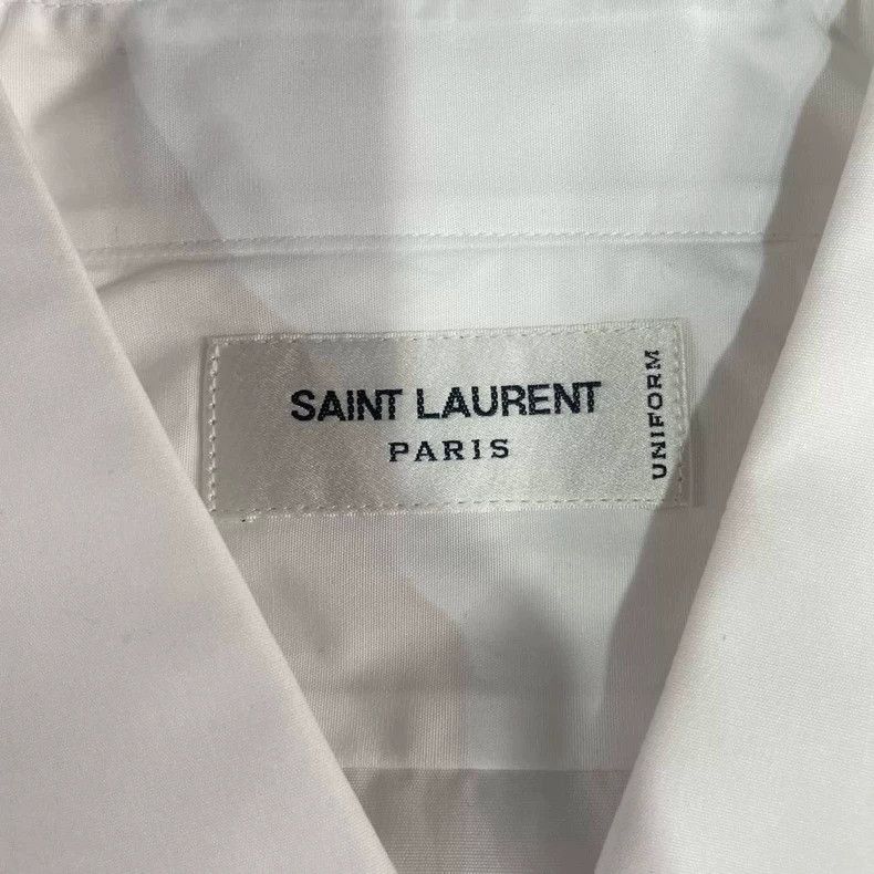 Saint Laurent Paris Saint Laurent Paris size 36 White cotton shirt 2504-Nextar Size US M / EU 48-50 / 2 - 4 Thumbnail