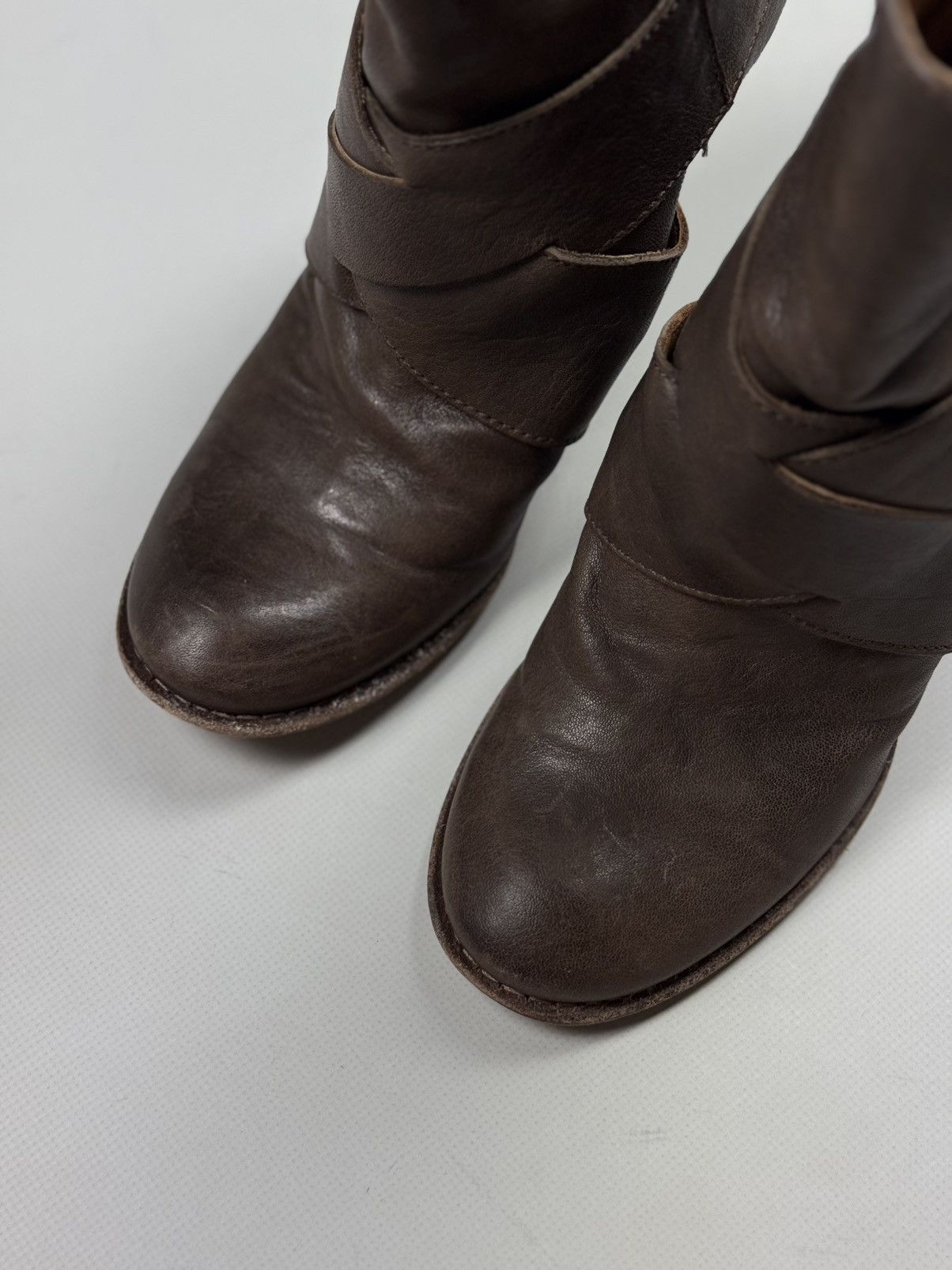 MoMA MOMA Ladies Leather Heeled Avant-Garde Boots Shoes Size 36 Size US 6 / IT 36 - 19 Thumbnail