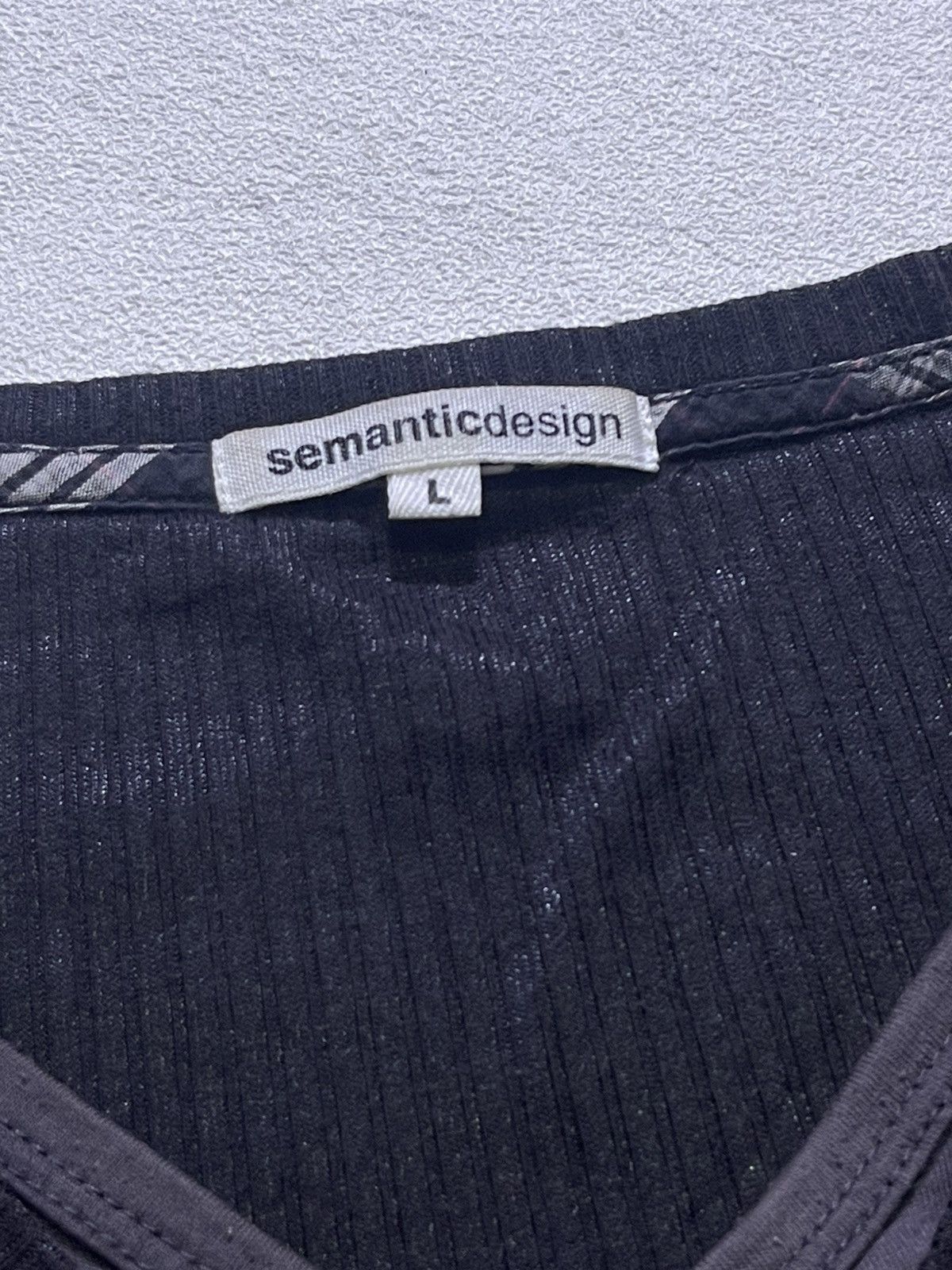 Japanese Brand Y2K SEMANTIC DESIGN short sleeve tshirt Size US M / EU 48-50 / 2 - 4 Thumbnail