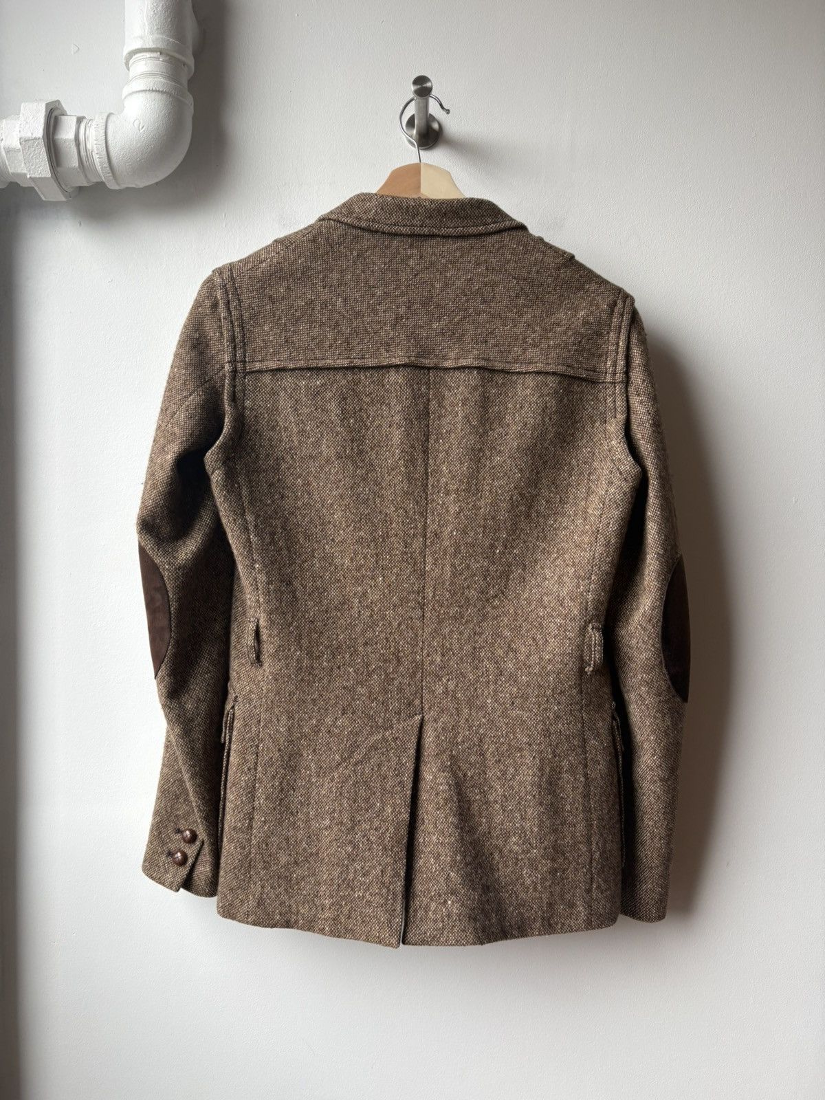 Number (N)ine Number Nine AW02 "Nowhere Man" Lambswool Tweed Coat Size US L / EU 52-54 / 3 - 2 Thumbnail