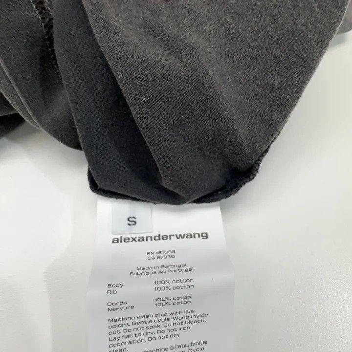 Alexander Wang Alexander Wang Gray Logo Mini Casual Dress - Size S / US 4 / IT 40 - 6 Thumbnail