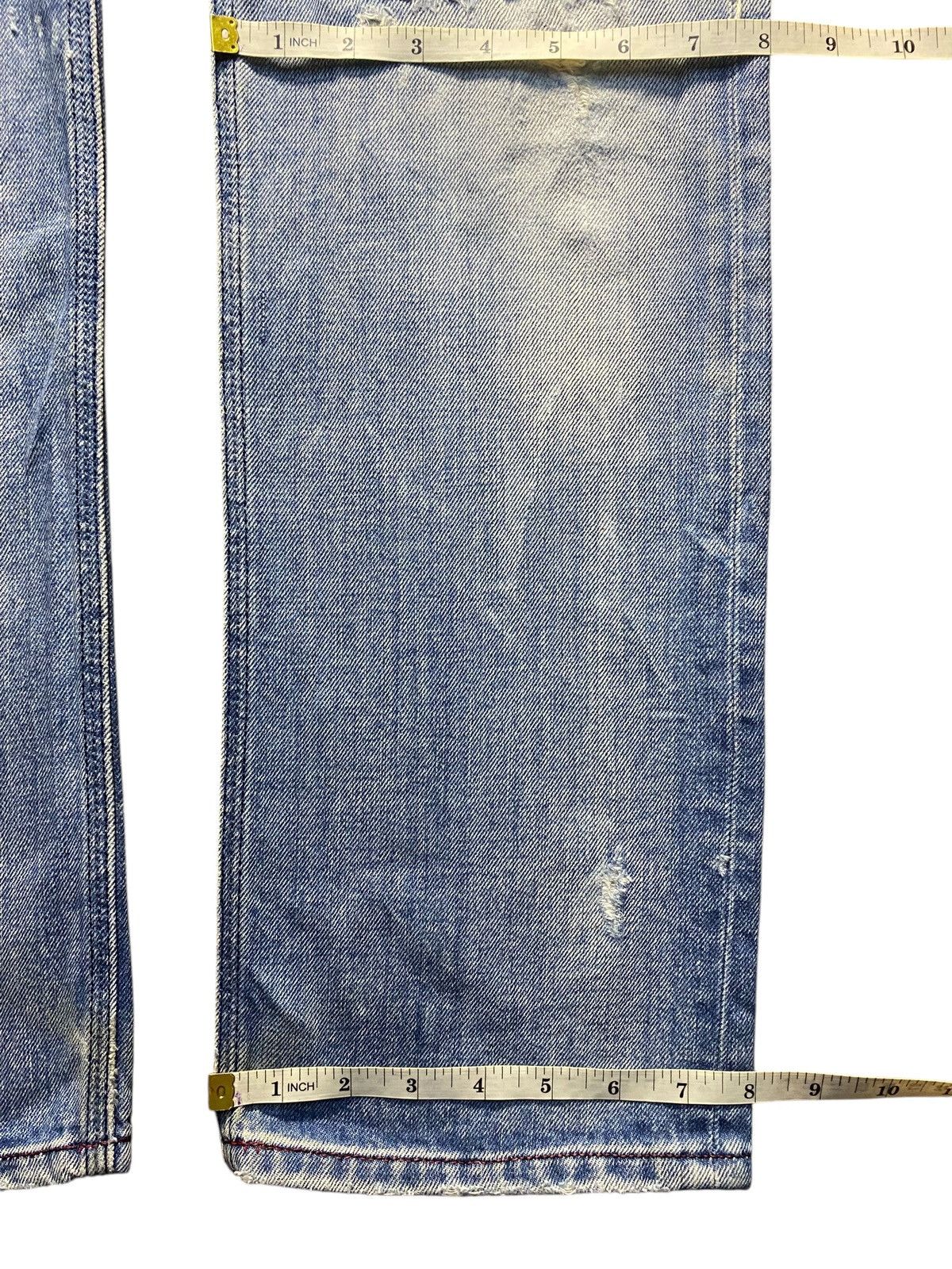 Diesel Black Gold Diesel Timmen Jeans Ripped Denim 0071J Size US 31 - 15 Thumbnail