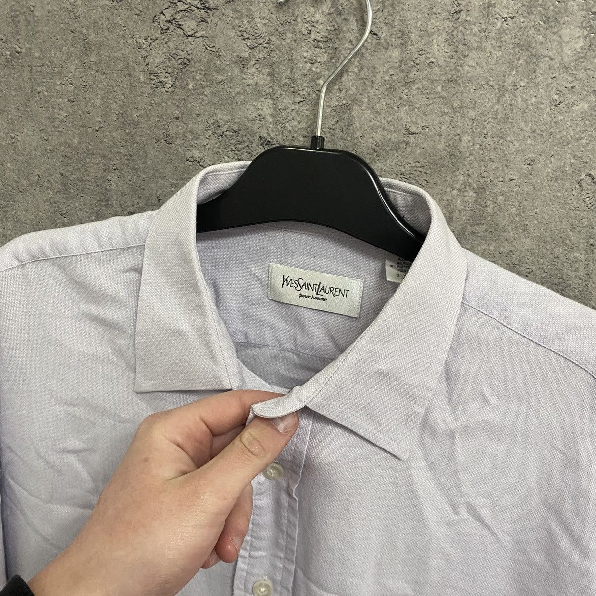 Yves Saint Laurent Vintage Yves Saint Laurent YSL Shirt Button Up Size US L / EU 52-54 / 3 - 7 Thumbnail
