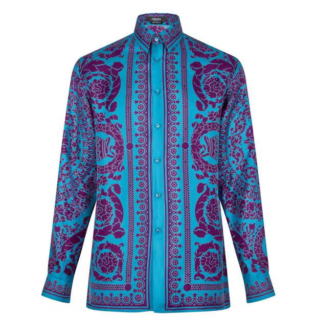 Versace o1g2r1mq0824 Baroque Shirts in Multicolor Size US S / EU 44-46 / 1 - 1 Thumbnail