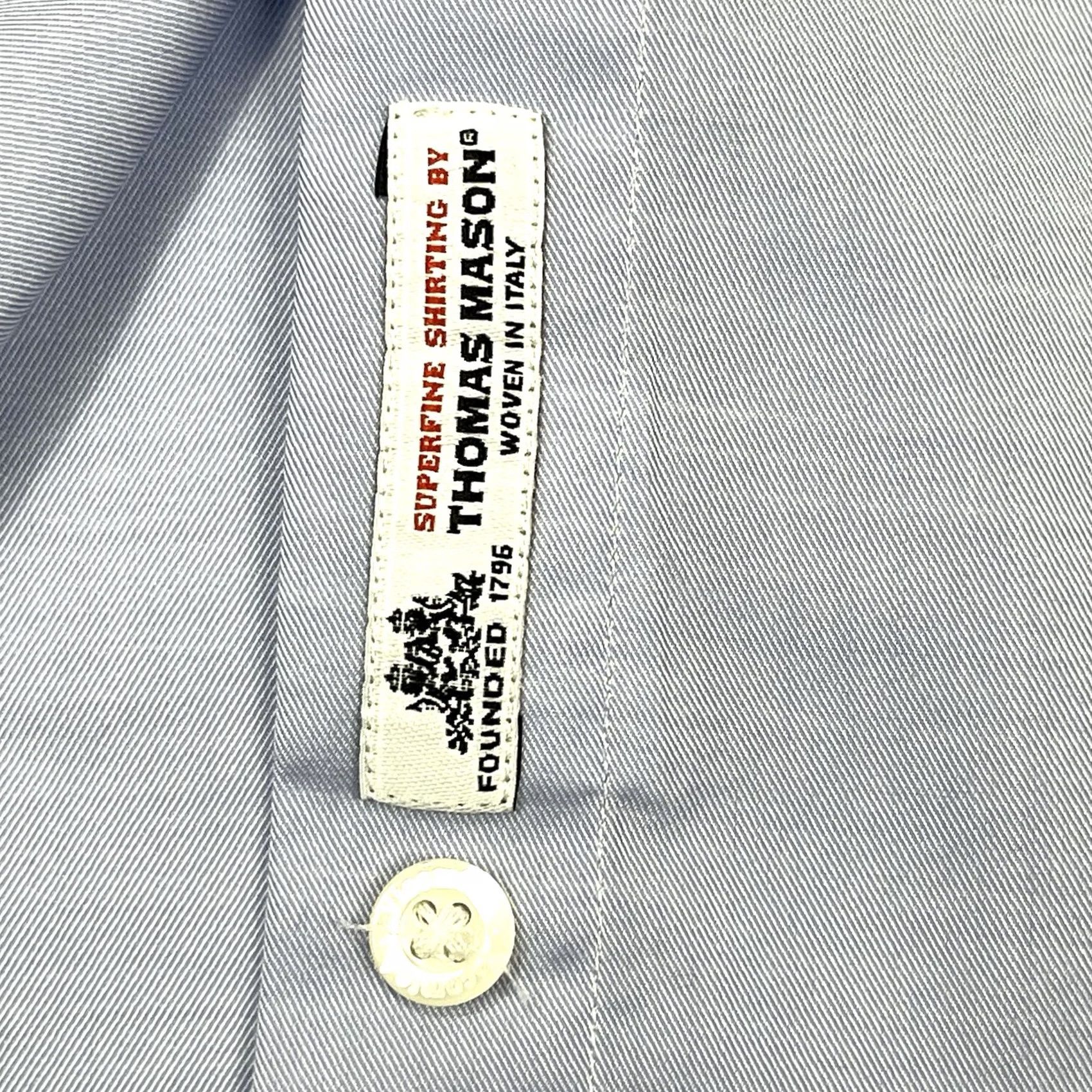 Vintage VICOMTE A BUTTON UPSHIRT WOMEN XL100% COTTON BLUE ITALY THOMAS MASON Size XL / US 12-14 / IT 48-50 - 5 Thumbnail