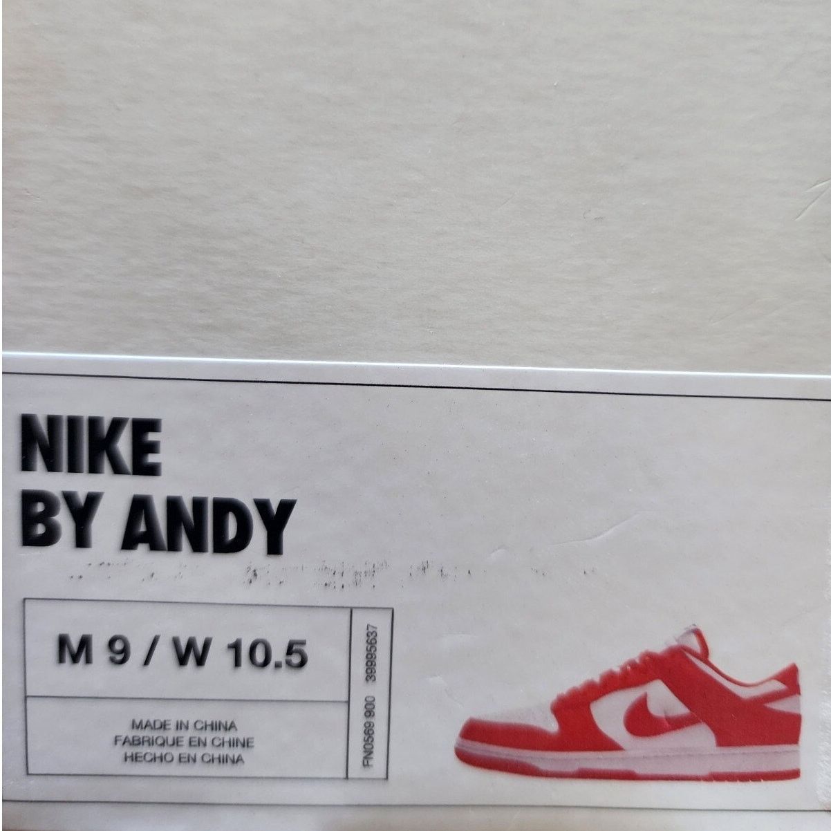 Nike Nike By You Dunk Low Retro Orange White Brand New Sz 9 Size US 9 / EU 42 - 10 Thumbnail