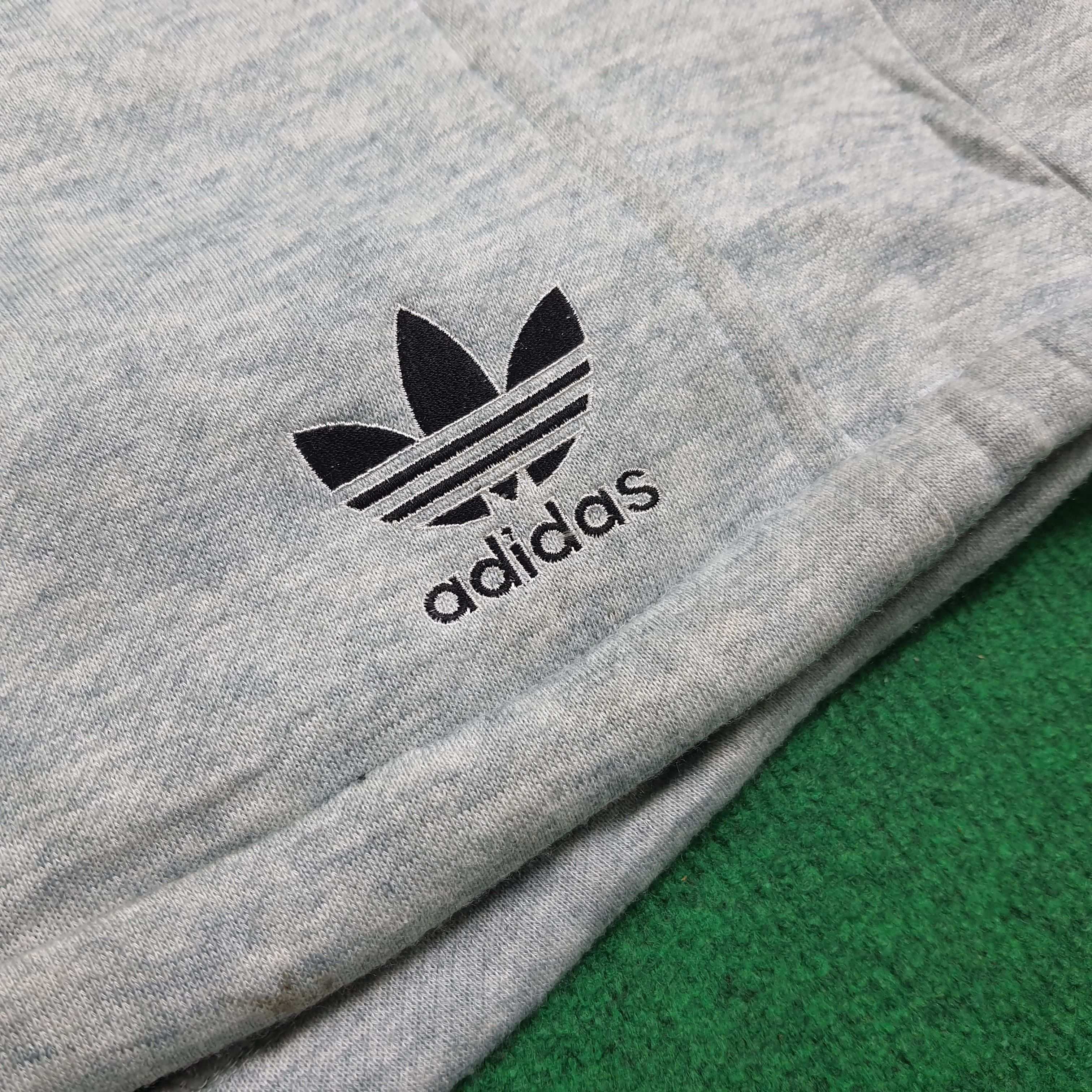 Adidas Vintage Rare 90s Adidas Big Logo Hoodie Full Zipper C282N9 Size US XL / EU 56 / 4 - 7 Thumbnail