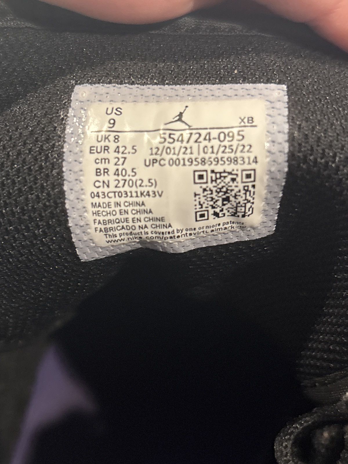 Jordan Brand Jordan 1 mid Dark iris Size US 9 / EU 42 - 7 Thumbnail