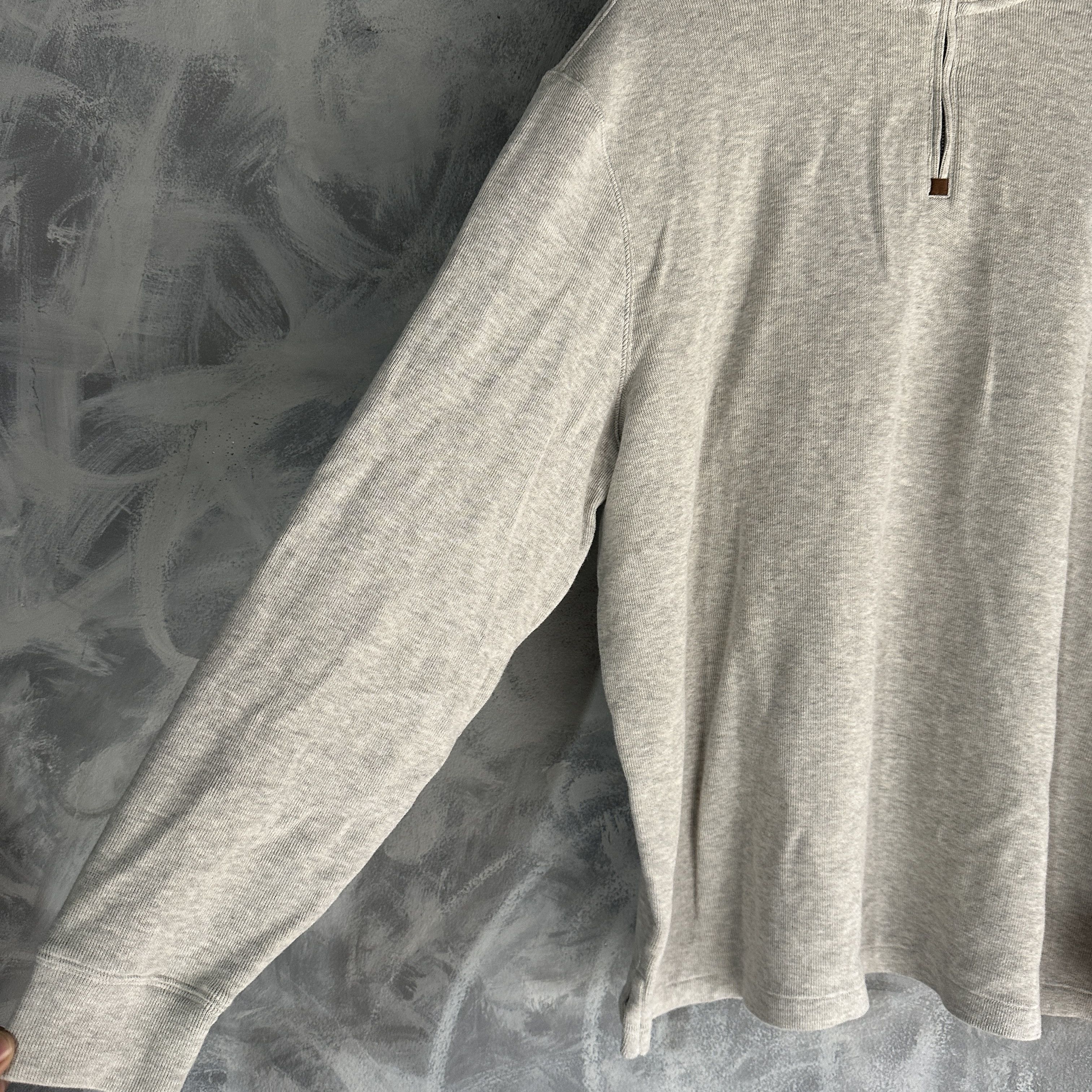 Polo Ralph Lauren Polo Ralph Lauren Quarter Zip Sweatshirt Mens 2XL Grey Size US XXL / EU 58 / 5 - 3 Thumbnail