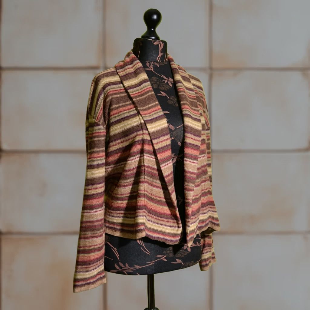 Ralph Lauren Lauren Ralph Lauren KNIT Cardigan Womens Linen Jumper Size S Multicoloured Knitwear Shawl Neckwear Knit Cardigan Womens S Multicoloured Size S / US 4 / IT 40 - 1 Thumbnail
