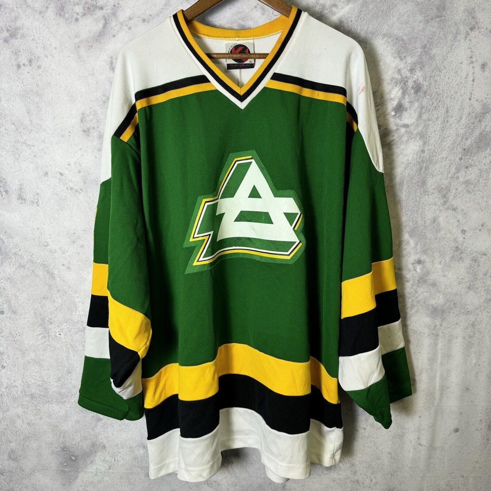 Hockey Jersey Vintage Vintage K1 Sportswear Hockey Jersey Mens XL Green Oneill 2 Grailed