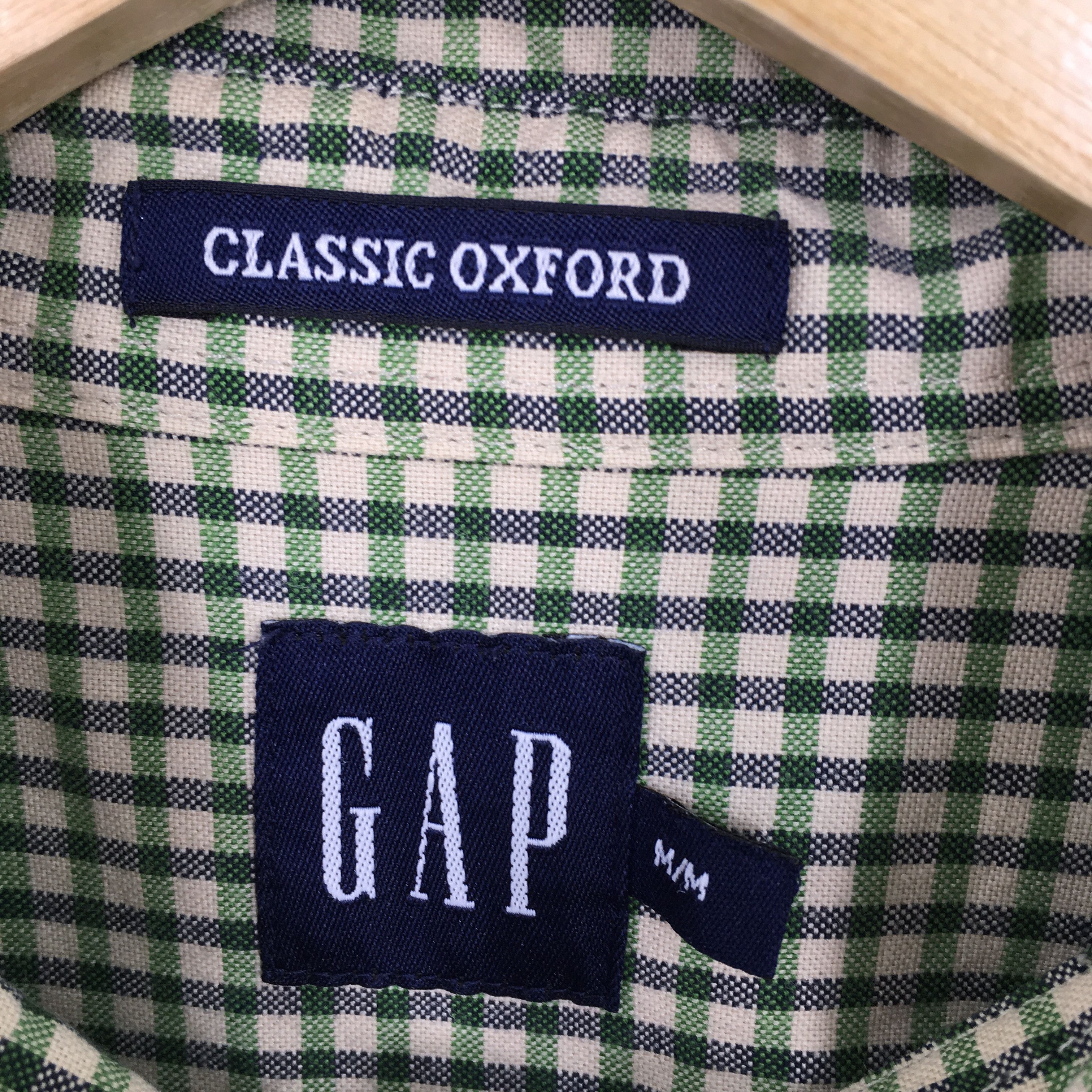 Flannel Vintage 90s Gap Plaid Checkered Flannel Shirt Medium Size US M / EU 48-50 / 2 - 6 Thumbnail