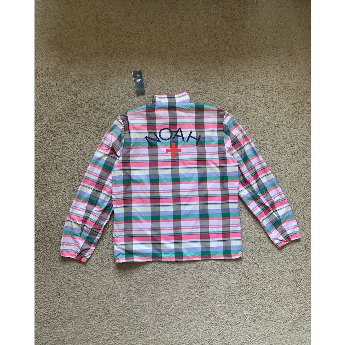 Adidas × Noah NOAH X ADIDAS LOGO PLAID TECH TRACK JACKET Size US L / EU 52-54 / 3 - 2 Thumbnail