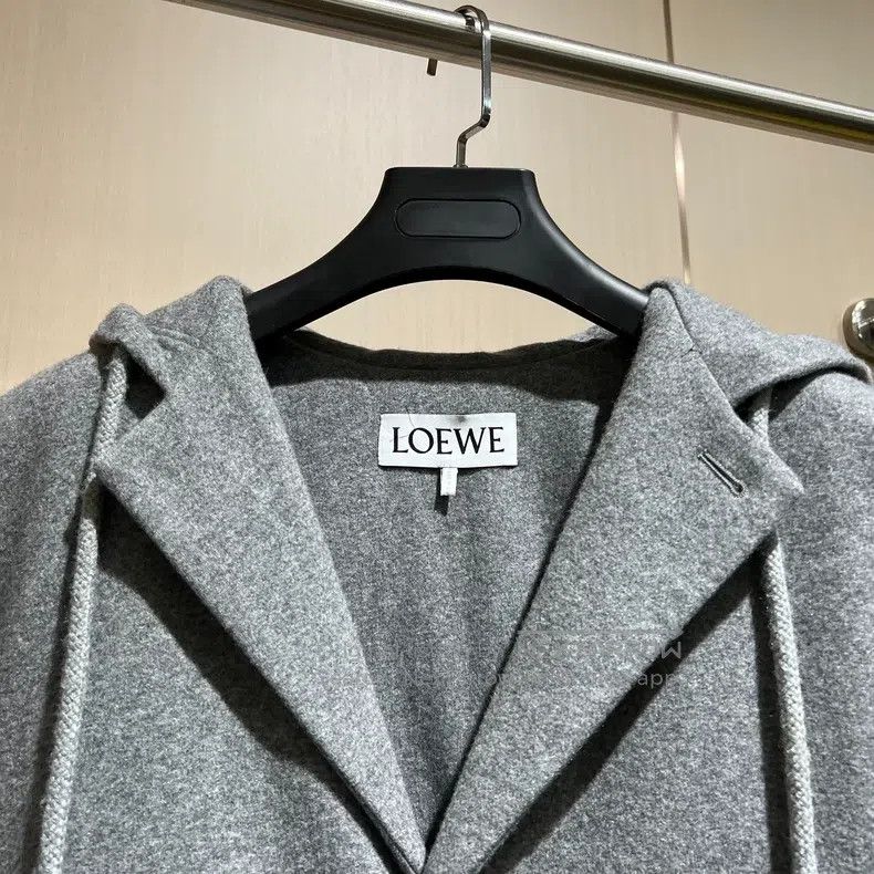 Loewe Loewe Wool blend hooded jacket Size US M / EU 48-50 / 2 - 2 Thumbnail