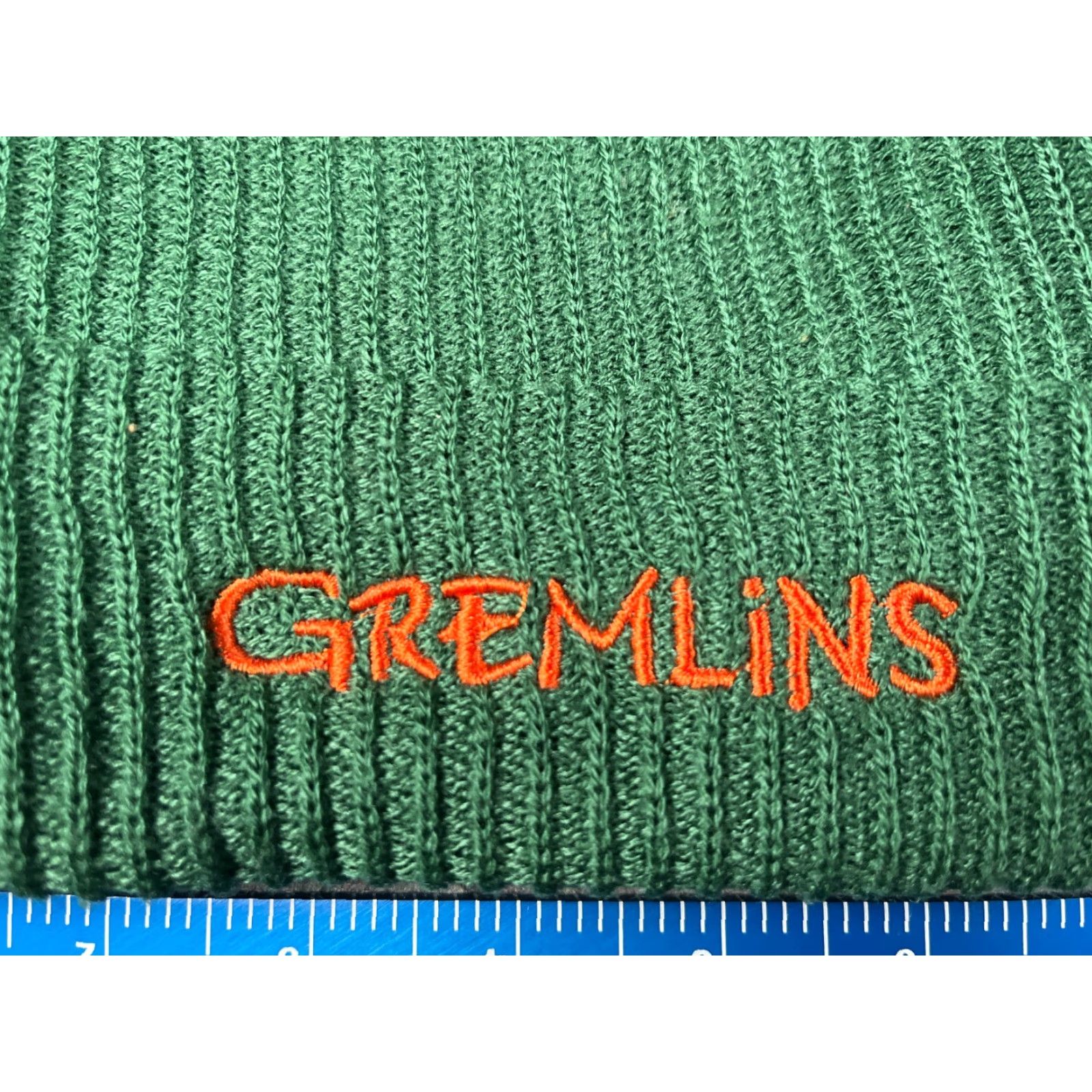 Cotton On Green Gremlins Beanie Toque Adult One Size Knit 100% Polyester Winter Snow Ski Unisex Adults Beanie Mens Womens Boys Girls Cotton On Size ONE SIZE - 2 Thumbnail