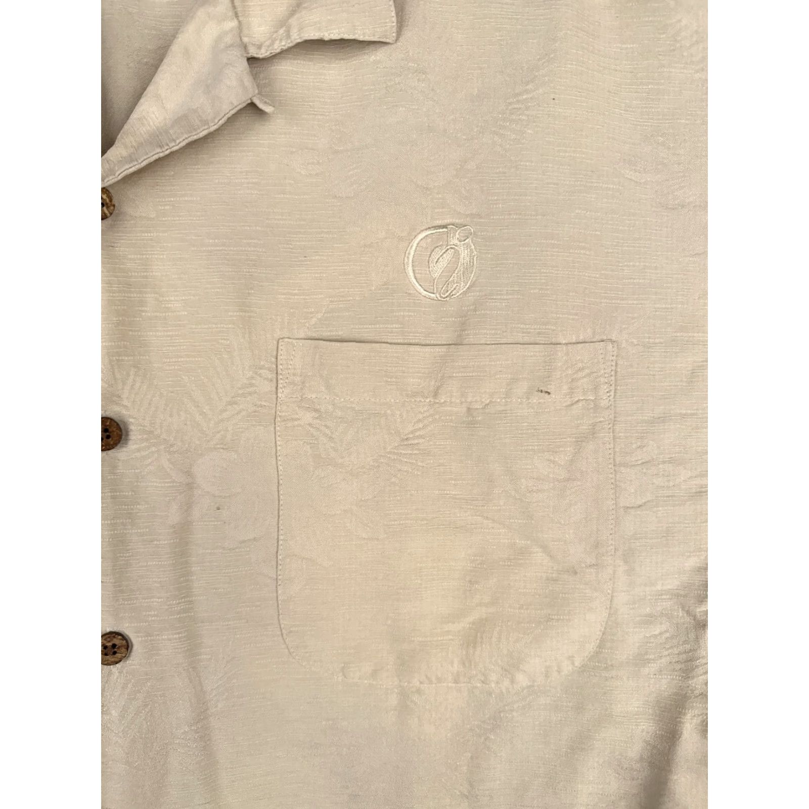 Vintage Eagle Dry Goods Button-Up Shirt Men XL Beige Silk Embroidered Hawaiian Nat Nast Luxury Originals 90s Theme Mens Size US XL / EU 56 / 4 - 6 Thumbnail