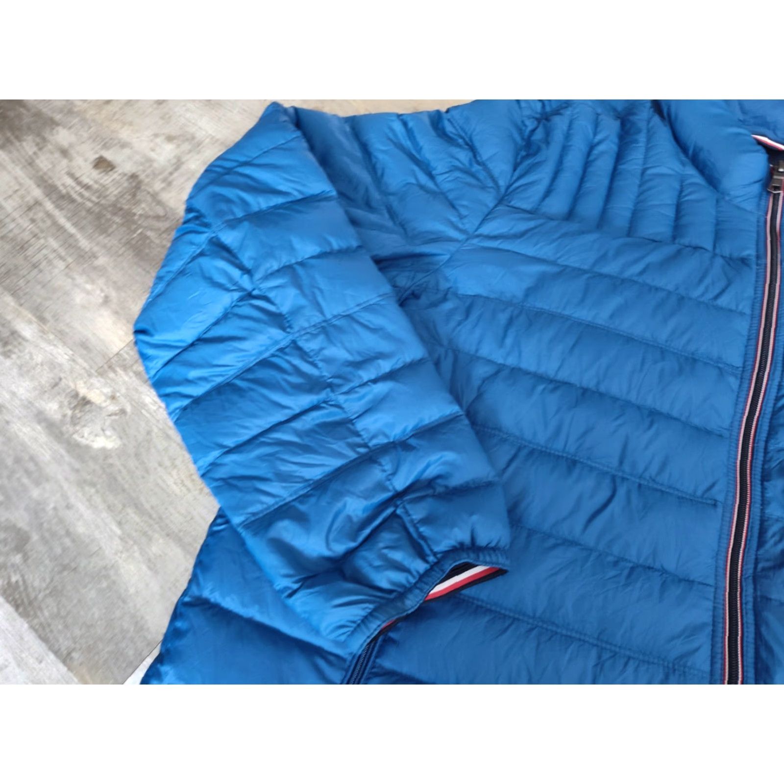 Tommy Hilfiger Tommy Hilfiger Packable Natural Duck Down Jacket Mens Blue Quilted 2XL Winter Puffer Coat Size US XXL / EU 58 / 5 - 3 Thumbnail
