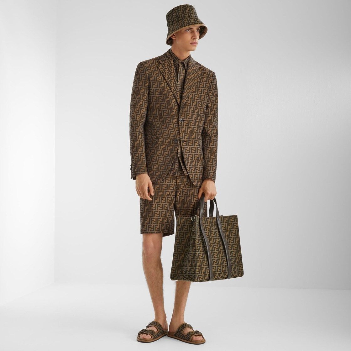 Fendi o1s1wg110925 Jacket in Brown Size US S / EU 44-46 / 1 - 6 Thumbnail